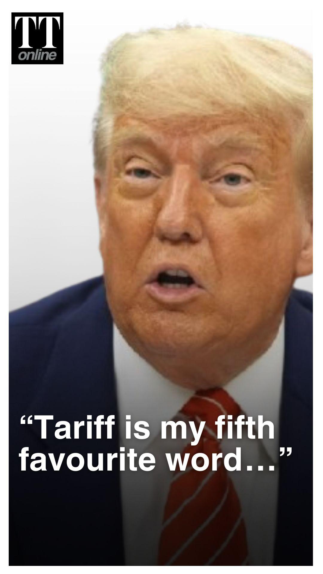 US President Donald Trump Calls Tariff is His ‘Fifth Favourite Word’