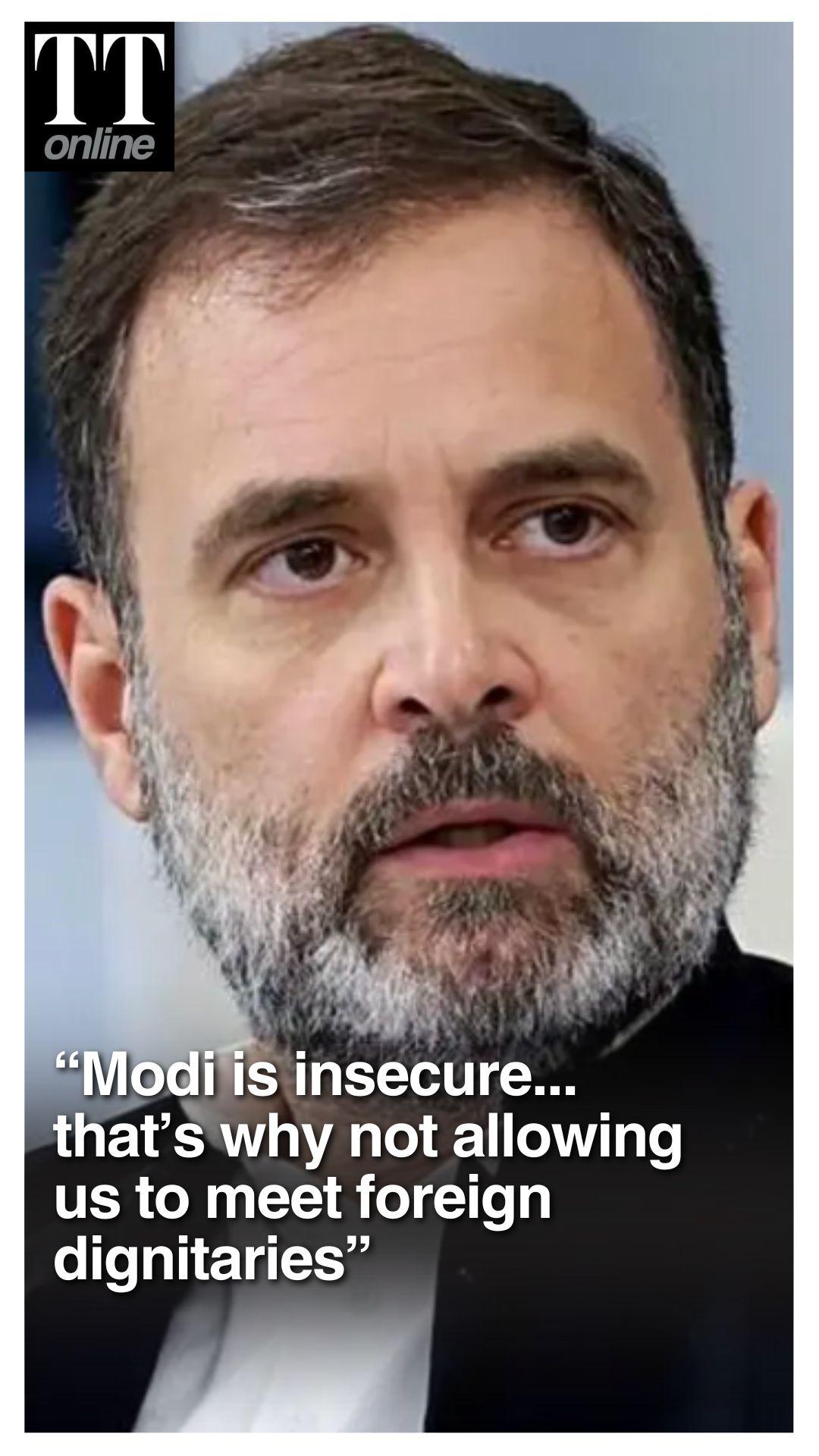 “Govt Is Insecure”: Rahul Gandhi Alleges Centre Blocking His Meetings With Foreign Dignitaries