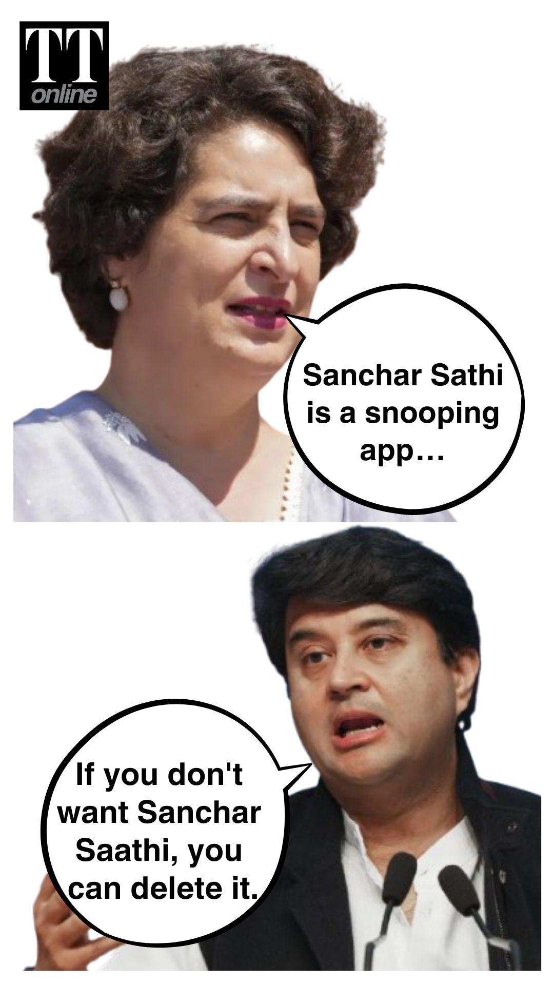 “Delete if You Want”: Jyotiraditya Scindia Vs Priyanka Gandhi on ‘Snooping App’ Sanchar Sathi