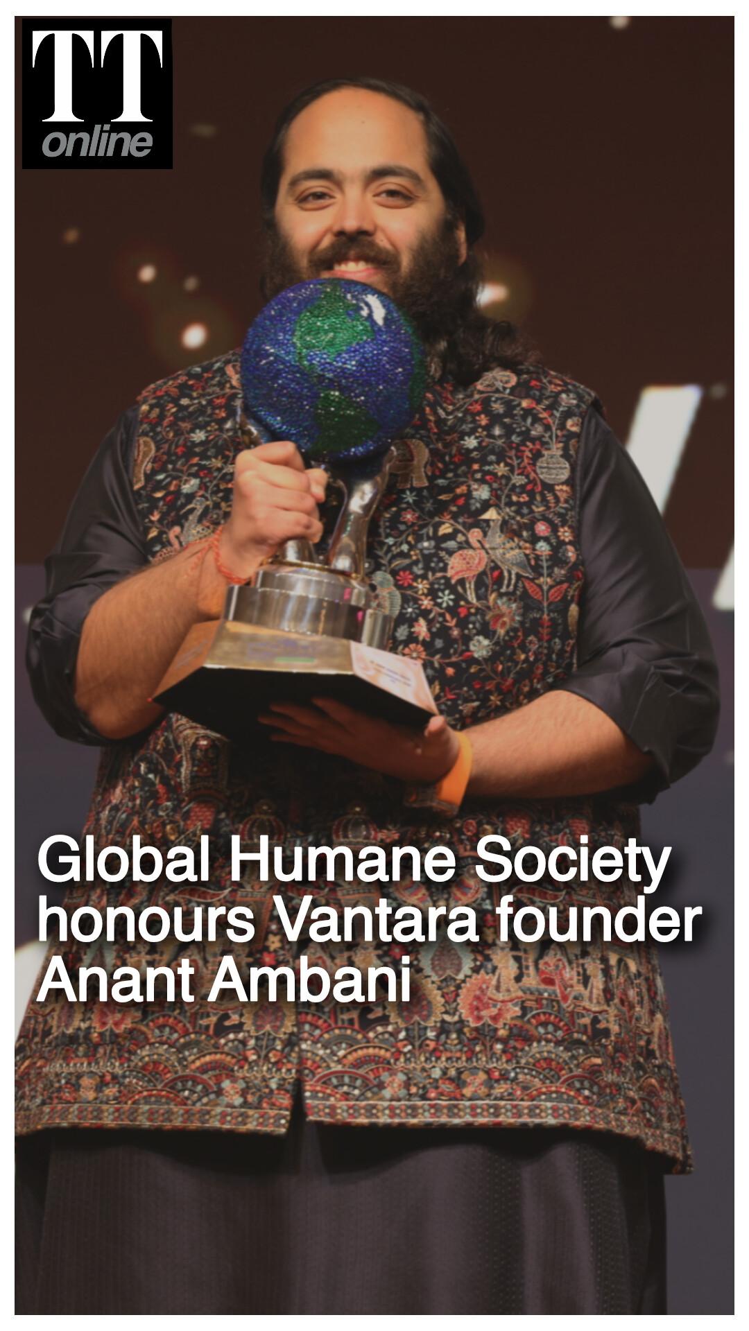 Anant Ambani Becomes First Asian to Receive Global Humanitarian Award