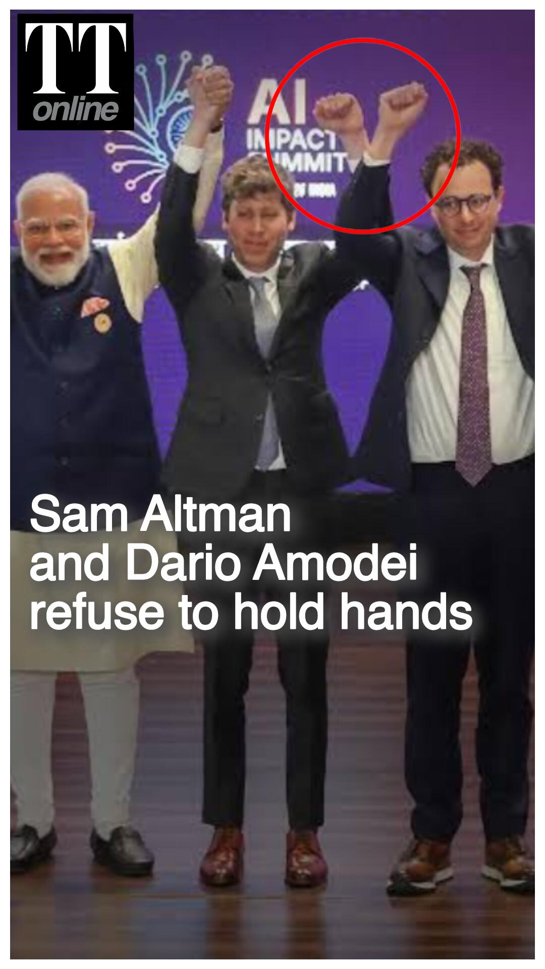 Watch | Sam Altman, Dario Amodei Refuse to Hold Hands While on Stage With Modi