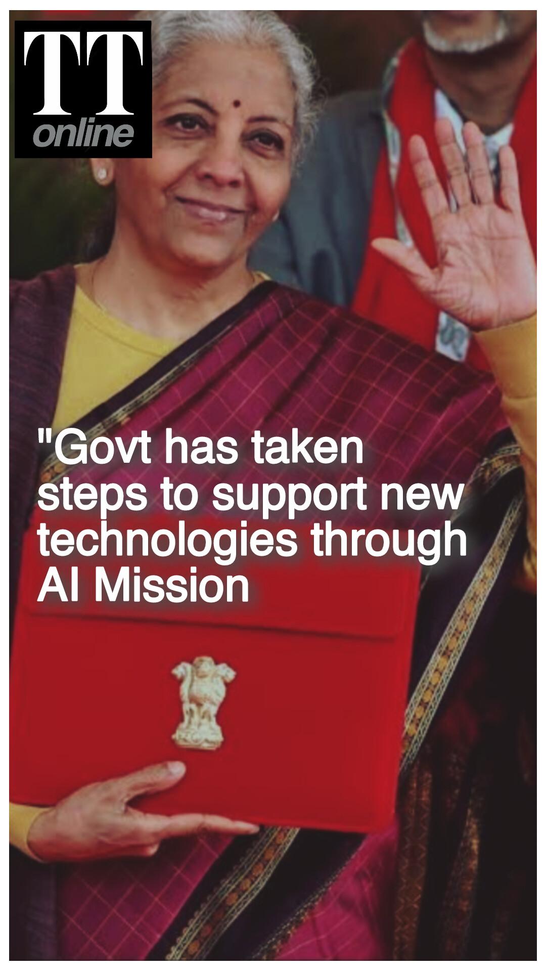 "Farmers in Field, Women in STEM, Youth, Divyanjan..." —Sitharaman on Govt's AI Mission
