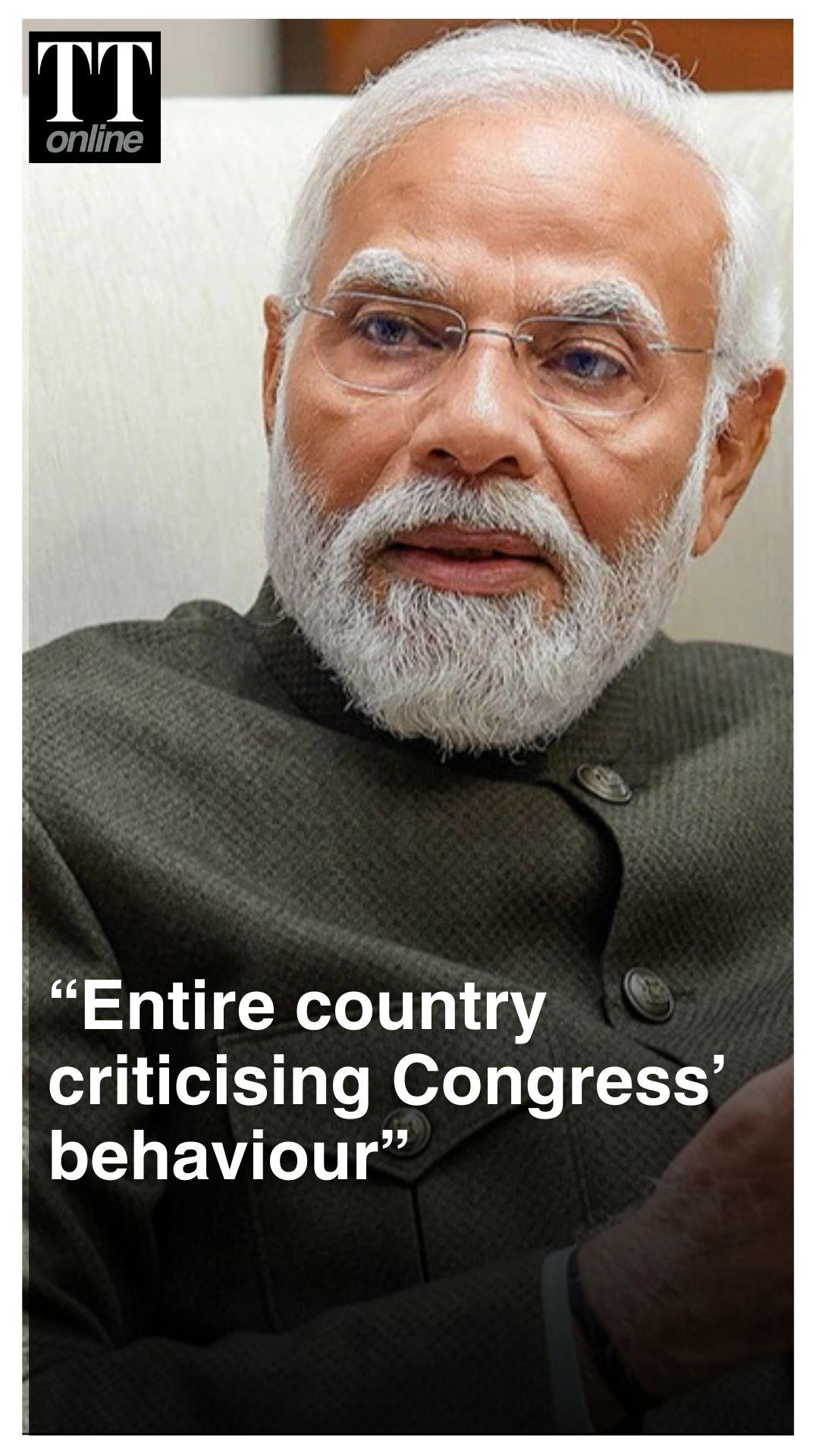 “The Country Knows You Are Naked. Why Remove Clothes?: Modi Ire at Congress for Shirtless Protest