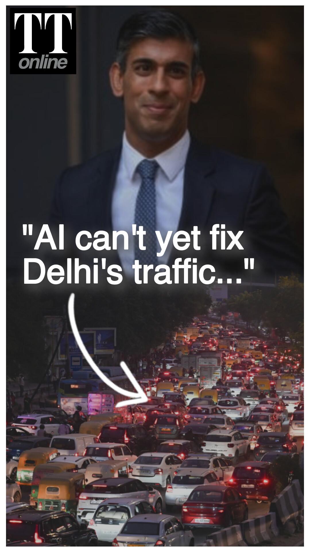 Rishi Sunak Jokes About Delhi Traffic After Arriving Late At AI Summit
