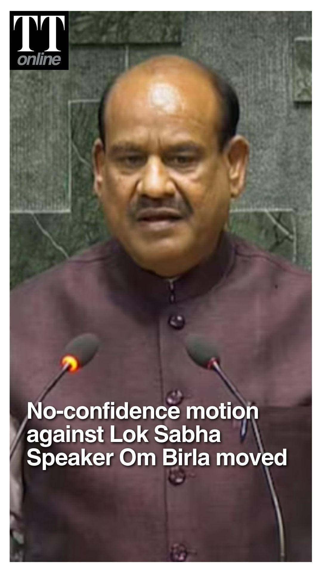 “Speaker Left No Choice”: Opposition Submits No-Confidence Motion Against Om Birla