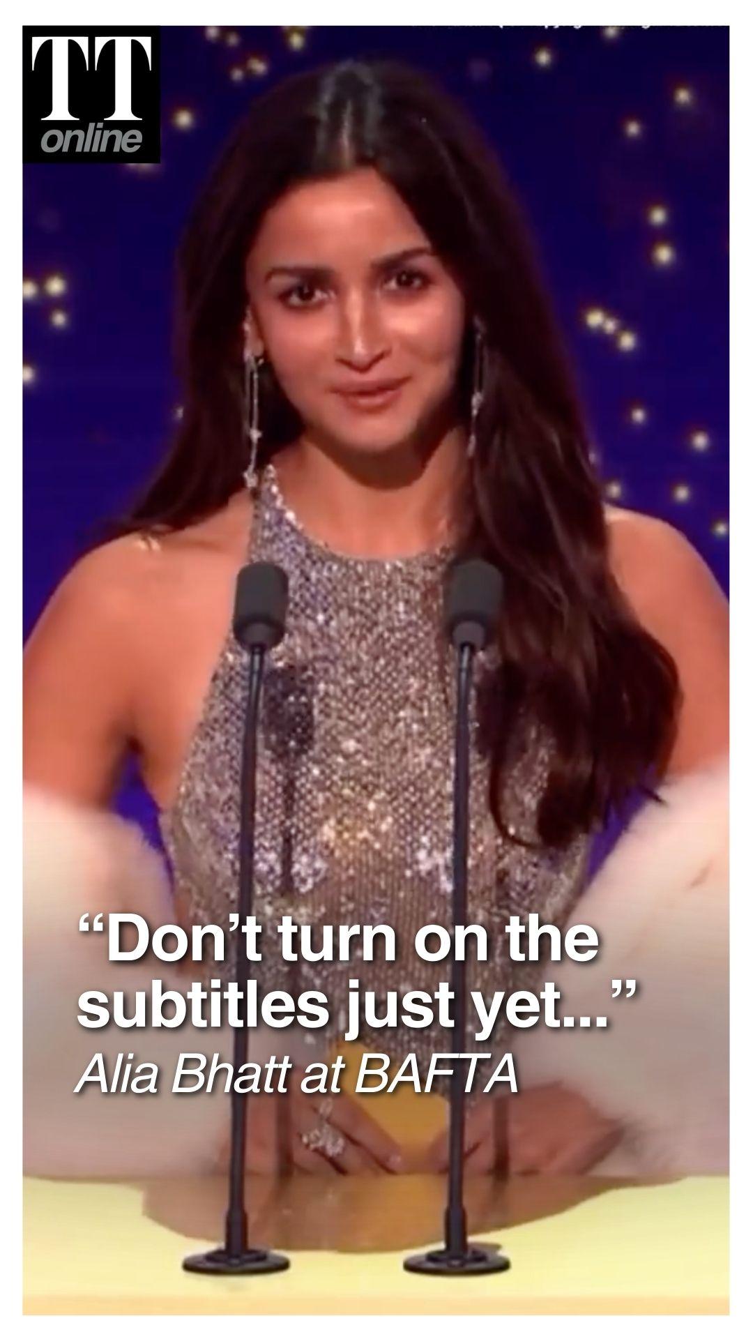 "Namaskar": Alia Bhatt Opens BAFTA Speech in Hindi, Delivers Powerful Message on Global Cinema