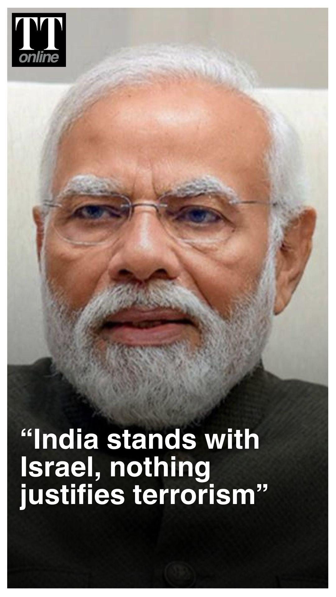 “We Share Your Grief”: PM Modi Condemns October 7 Hamas Terror Attack in Israel