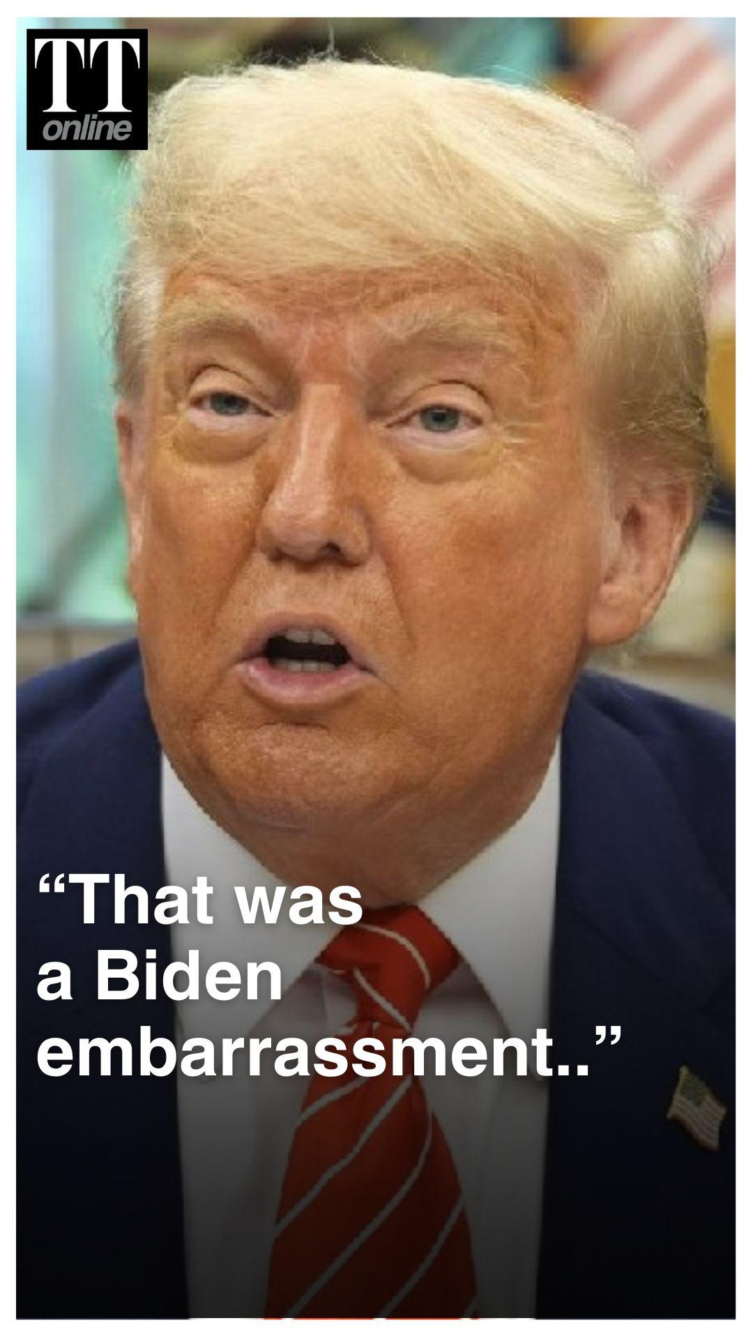 US President Donald Trump Criticises Biden Administration, Calling it ‘Embarassment’