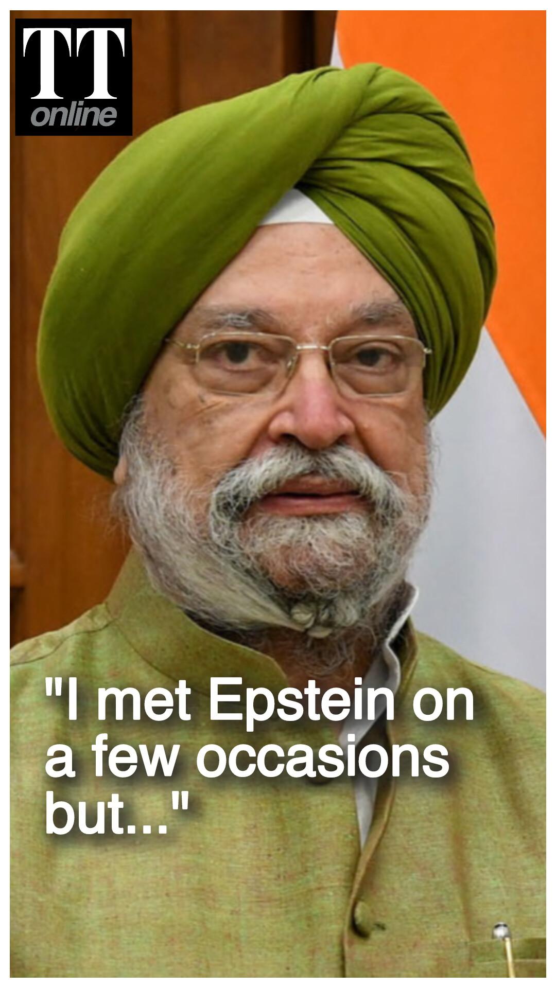 Hardeep Singh Puri Rejects Rahul Gandhi’s Epstein Charge — "Nothing to do With Crimes"