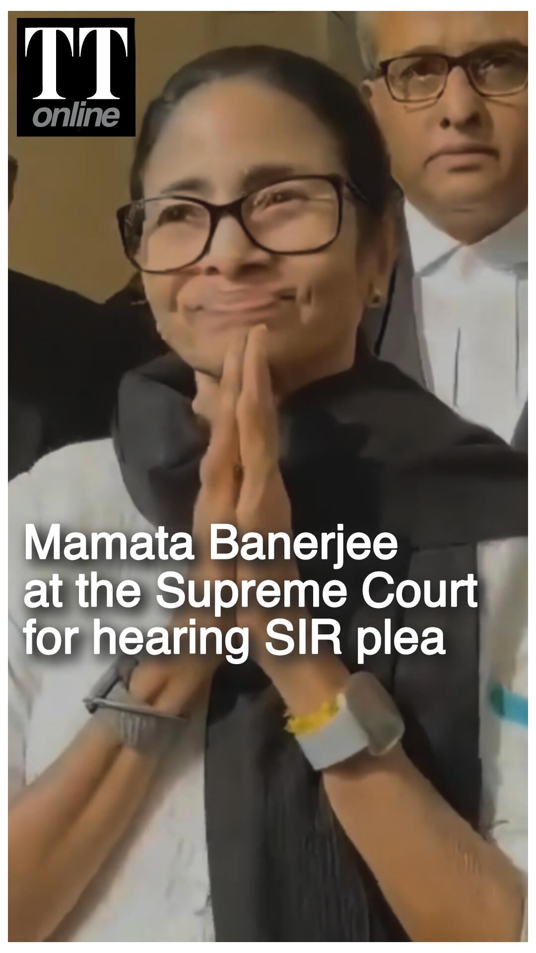 Mamata Banerjee Reaches Supreme Court for Hearing of Plea Challenging SIR in Bengal