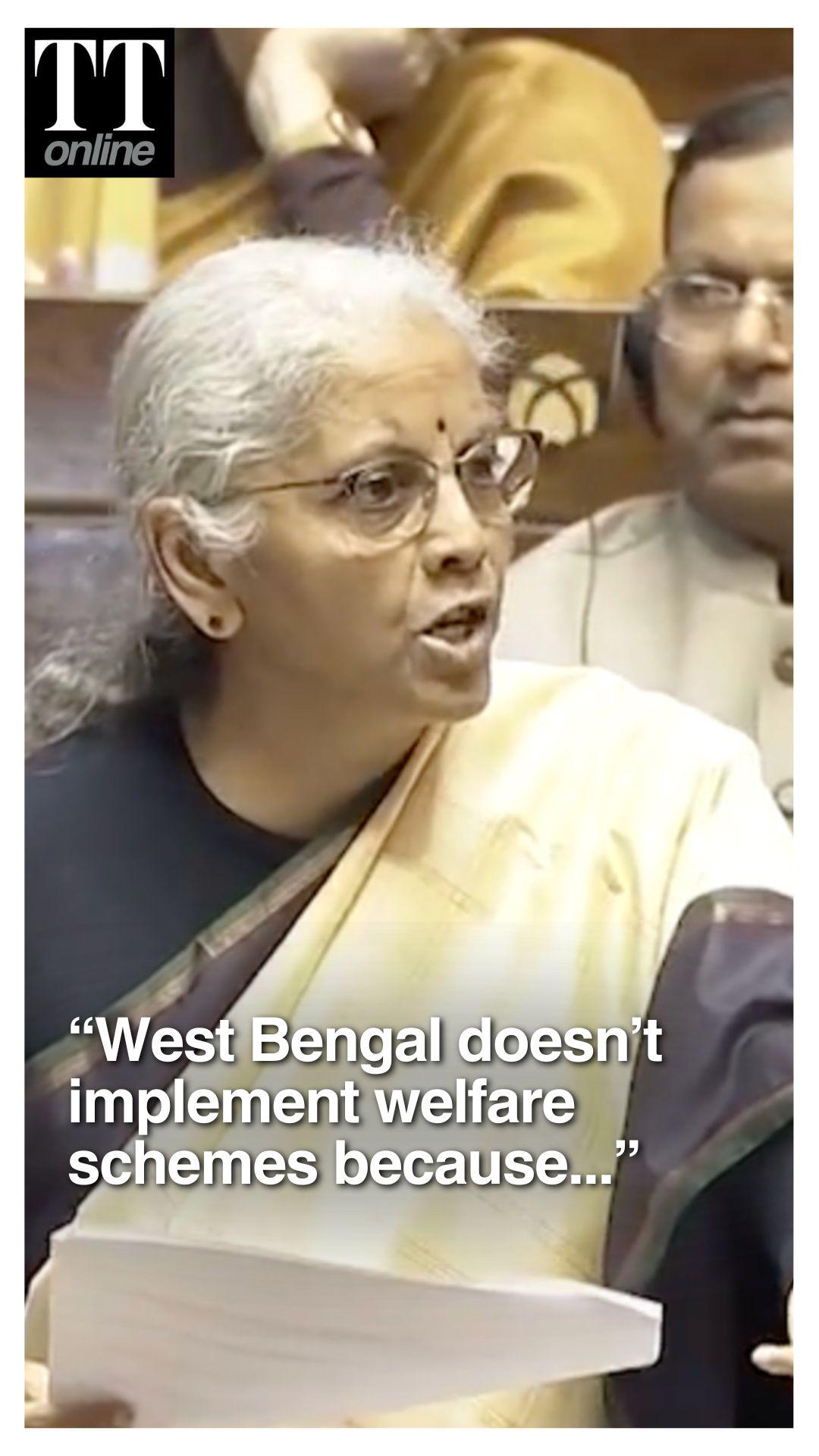 “Why Stall Welfare Schemes for 5 Years?”: Nirmala Sitharaman Slams West Bengal