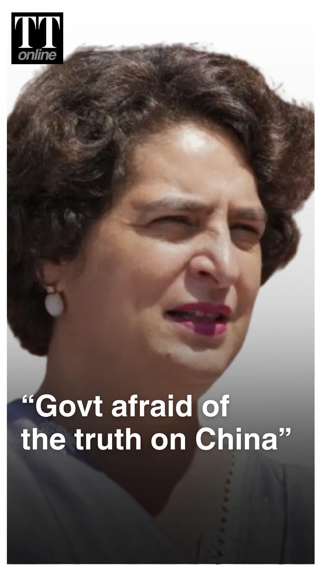 “Govt Afraid of Book Revealing PM’s Response to China Border Crisis”: Priyanka Gandhi Vadra