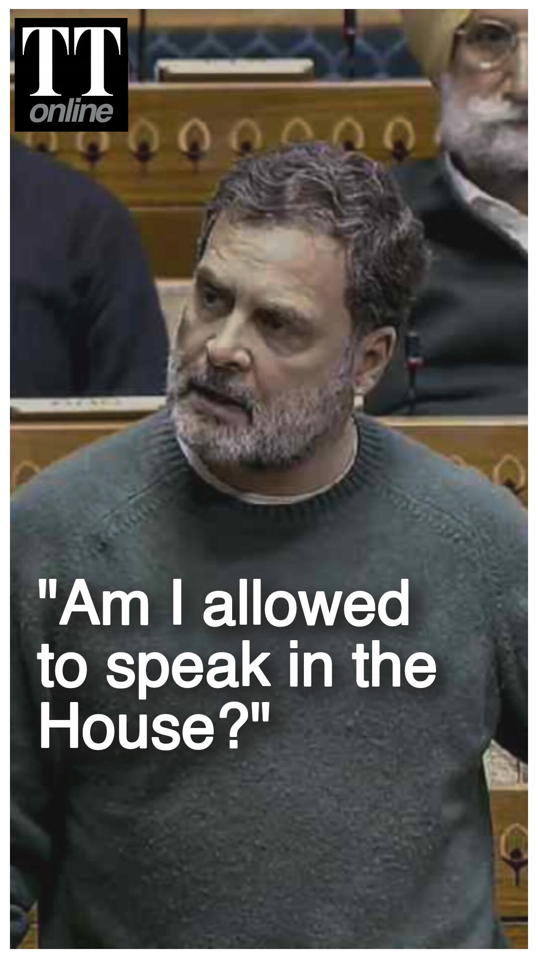 ‘Am I Allowed to Speak?’ Rahul Gandhi Amid Disruptions Over Budget Debate Row