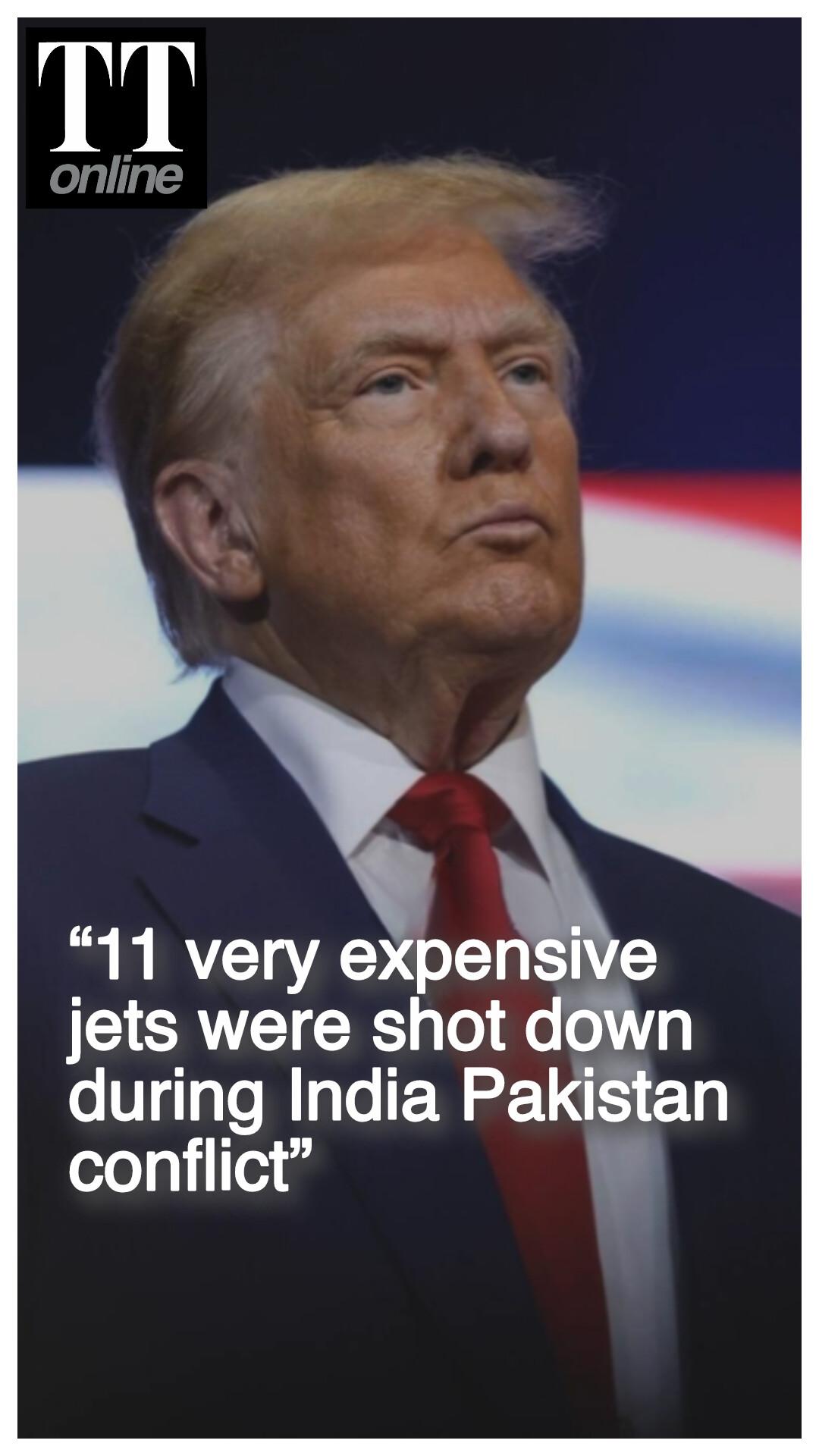 Trump Claims '200% Tariffs' Warning Forced India, Pakistan to Stop War — "11 Jets Shot Down"