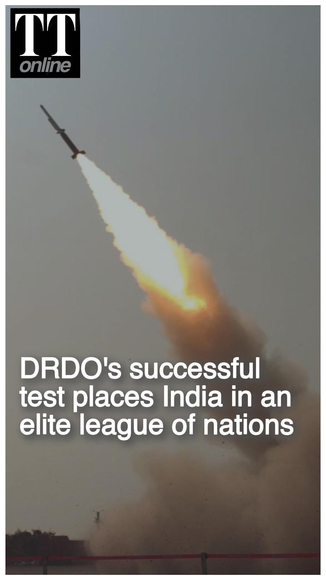 DRDO Successfully Tests SFDR Technology, Places India in Elite League of Nations