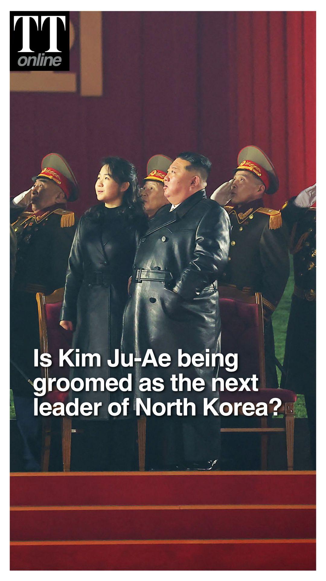 Kim Jong-Un’s Daughter Ju-Ae Sparks Succession Buzz at North Korea Military Parade