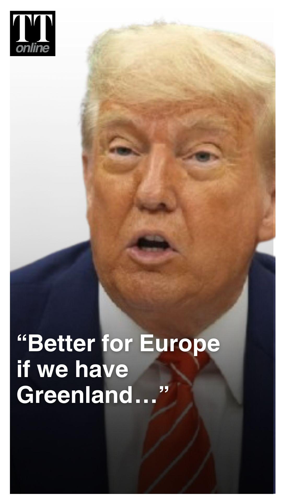 “International Security is the Price for Greenland…” US President Donald Trump