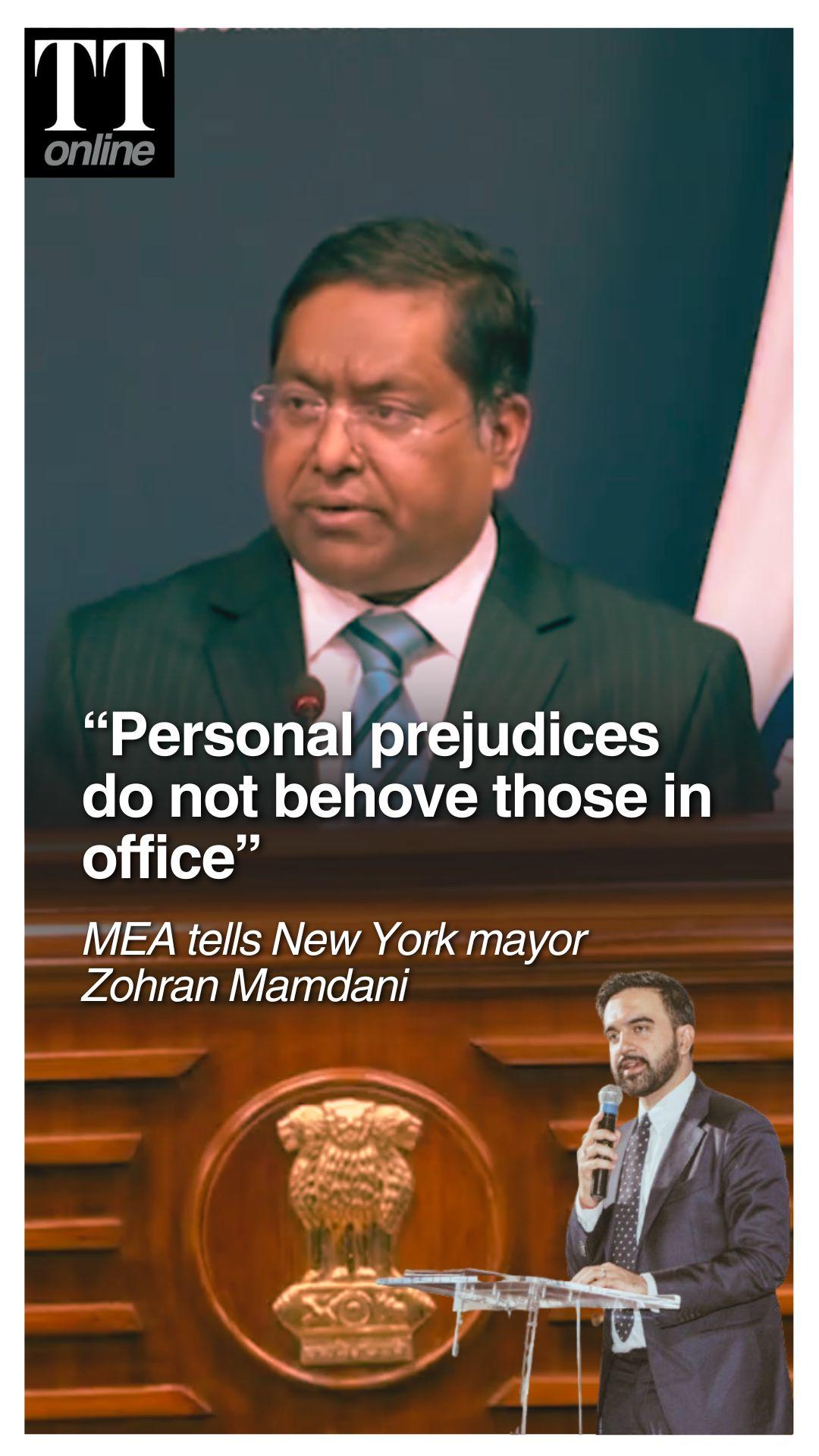 “Focus on Your Duties”: MEA to Zohran Mamdani for Writing to Jailed Activist Umar Khalid