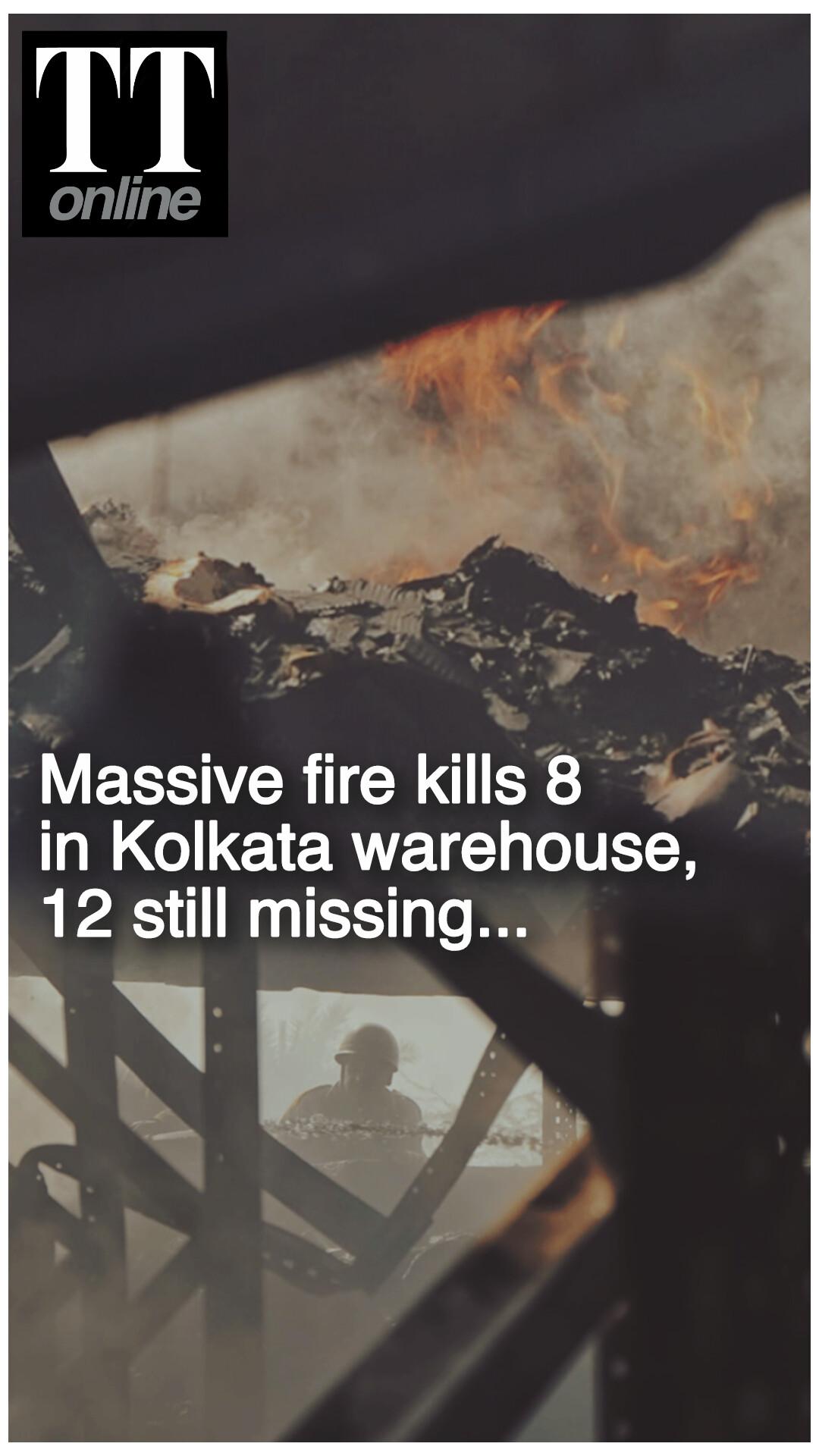 Kolkata Warehouse Fire Toll Rises, Blaze Still Not Fully Doused After 30 Hours