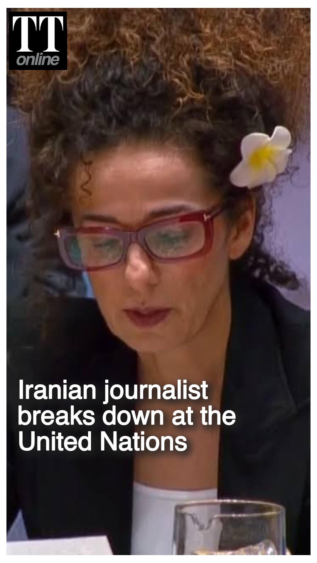 Iranian Journalist Breaks Down While Reading Out Names of Protesters Killed in Iran