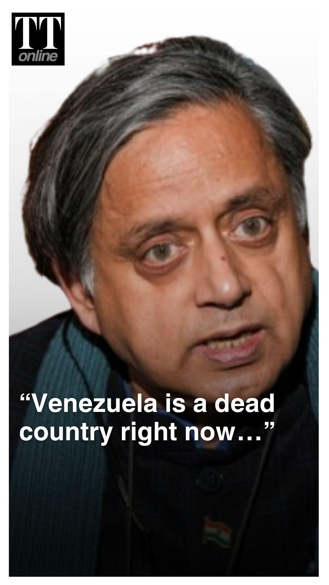 “Might is Right Become Law of the Jungle” : Shashi Tharoor on US Action in Venezuela