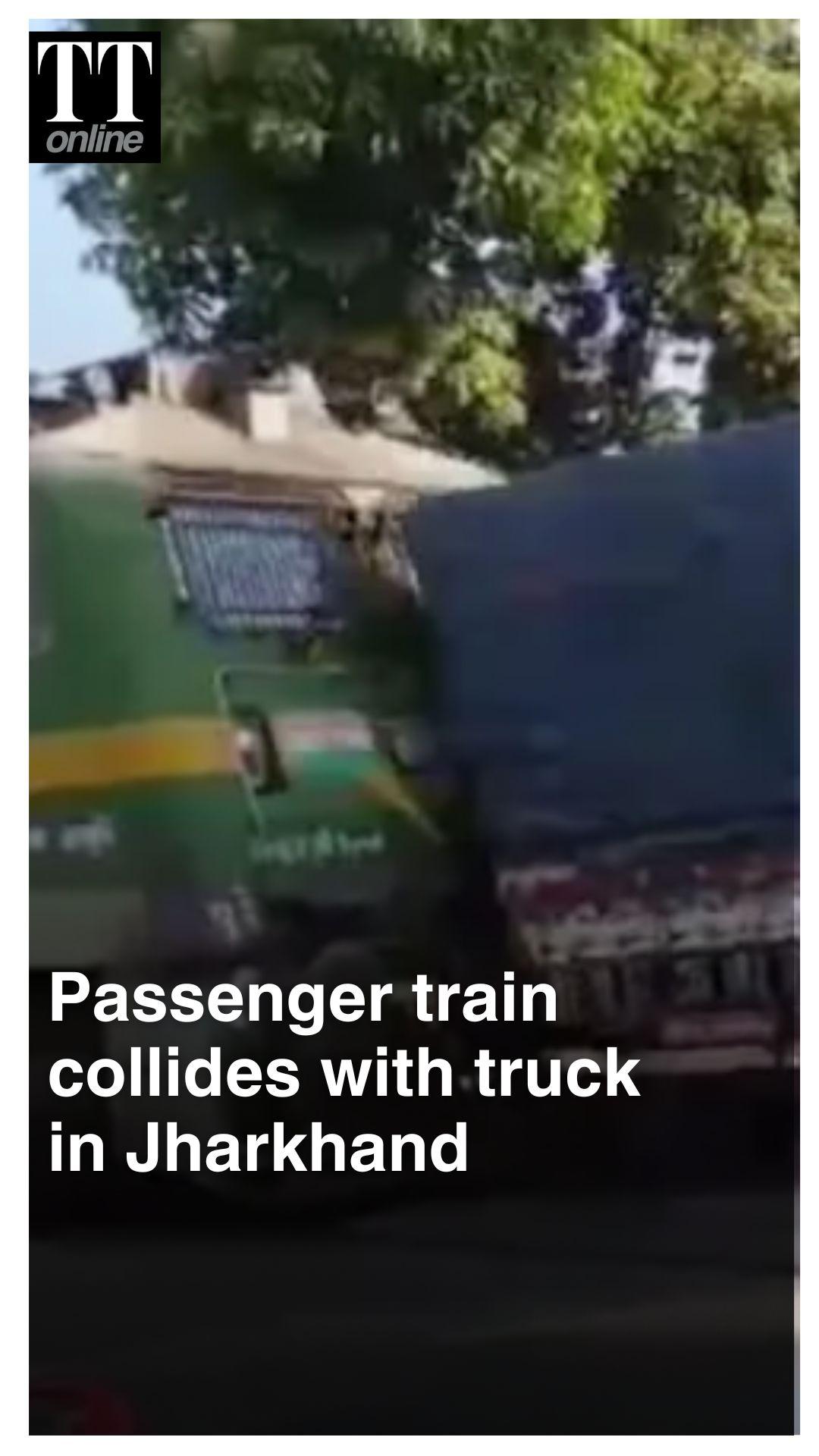 Watch | Train Rams Into Truck at Jharkhand Railway Crossing