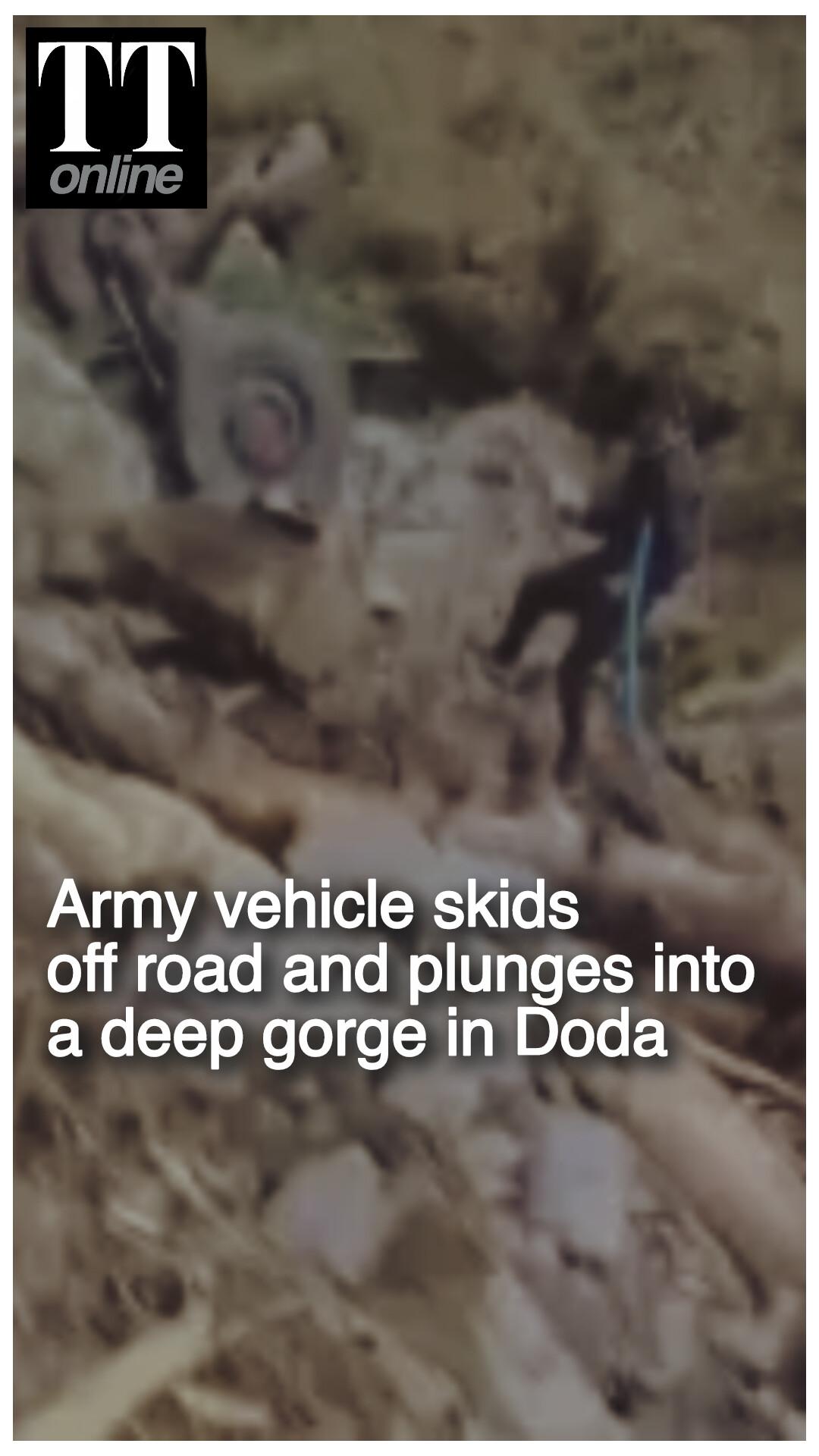 Army Vehicle Plunges Into Gorge in Jammu & Kashmir’s Doda, 10  Soldiers Killed