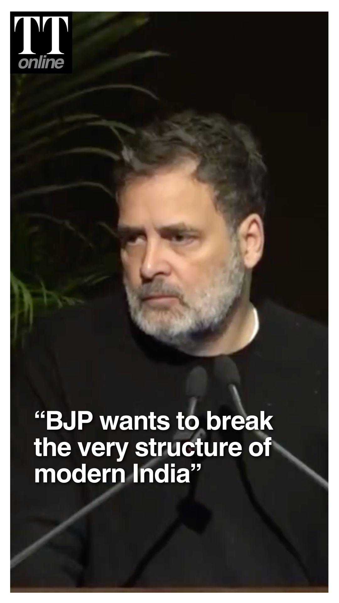 "United People Can Decide the Future of MGNREGA, BJP Wants to Break India’s Structure": Rahul Gandhi