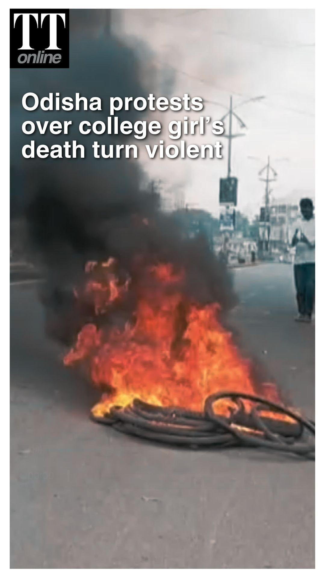 Tear Gas, Water Cannons As Odisha Protests Over Student’s Death Turn Violent