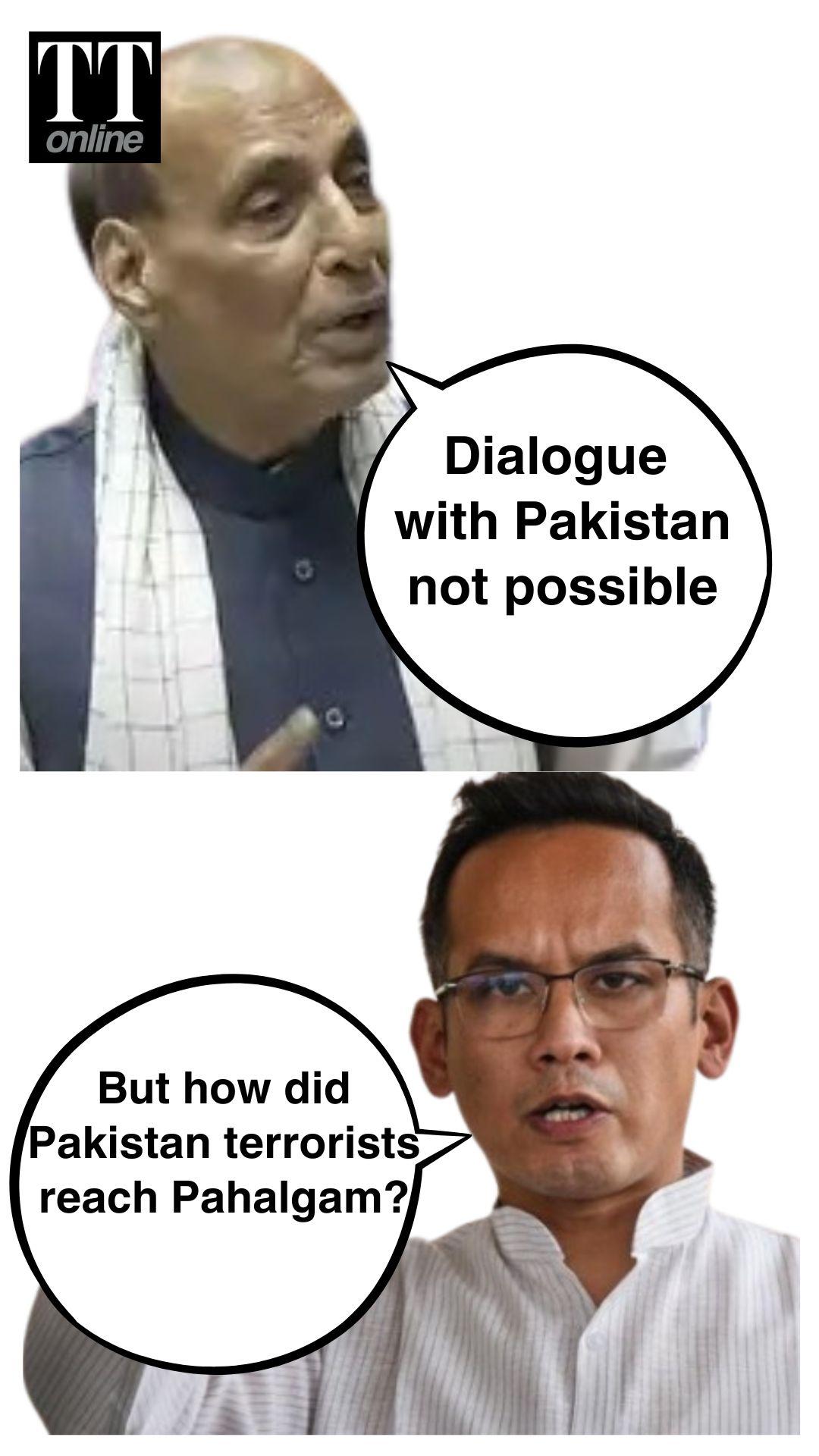 “How Did Pakistani Terrorists Enter Pahalgam?" Gaurav Gogoi Vs Rajnath Singh in Parliament