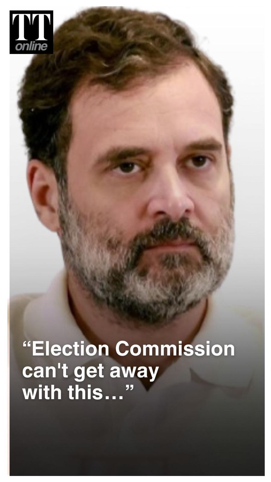 Rahul Gandhi Claims EC Allowed Vote Fraud in Karnataka, Says — “We are Going to Come for You”