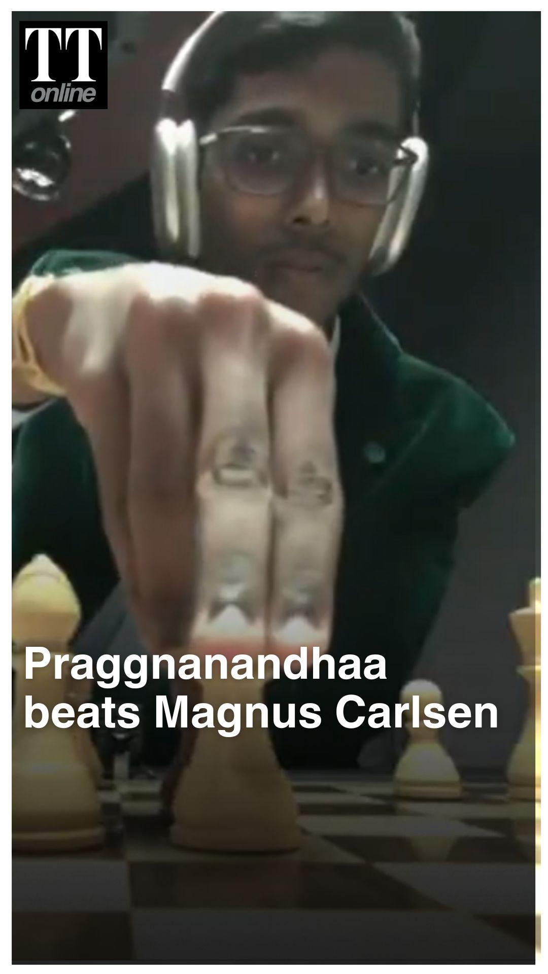 Indian Chess Prodigy Praggnanandhaa Beats World No 1 Magnus Carlsen