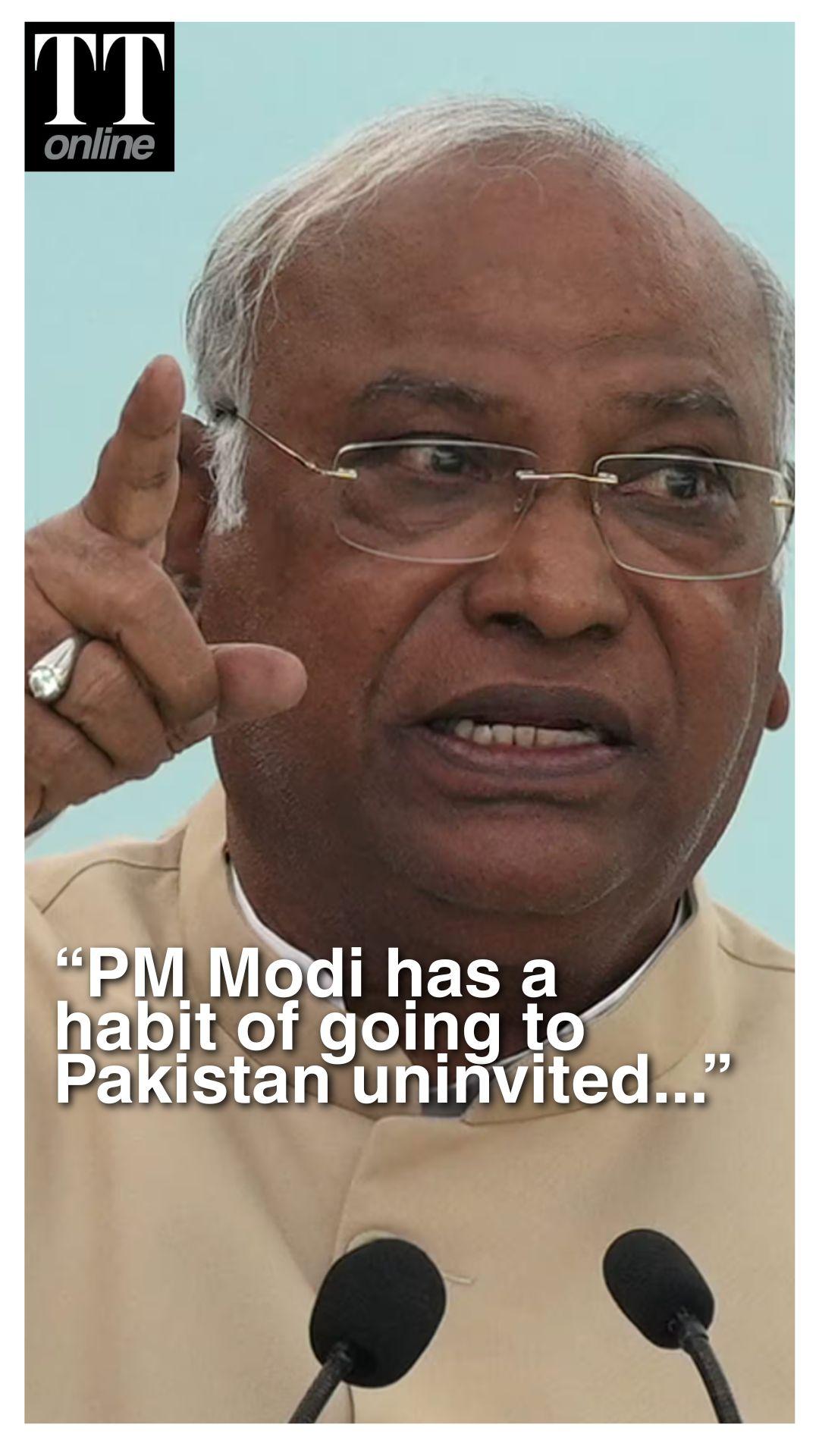 "We Condemn Them But You Hug Them": Kharge Takes Pakistan 'Daawat' Jibe At Modi
