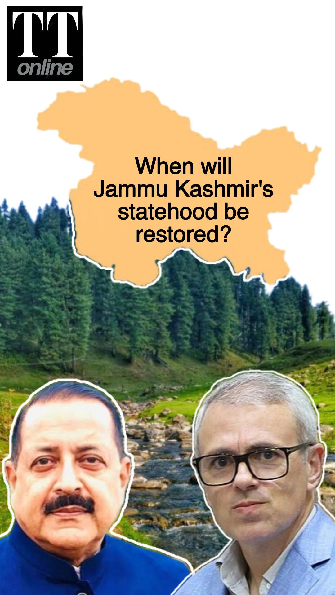 When Will Jammu and Kashmir's Statehood be Restored — Opposition's Big Question, BJP Silent