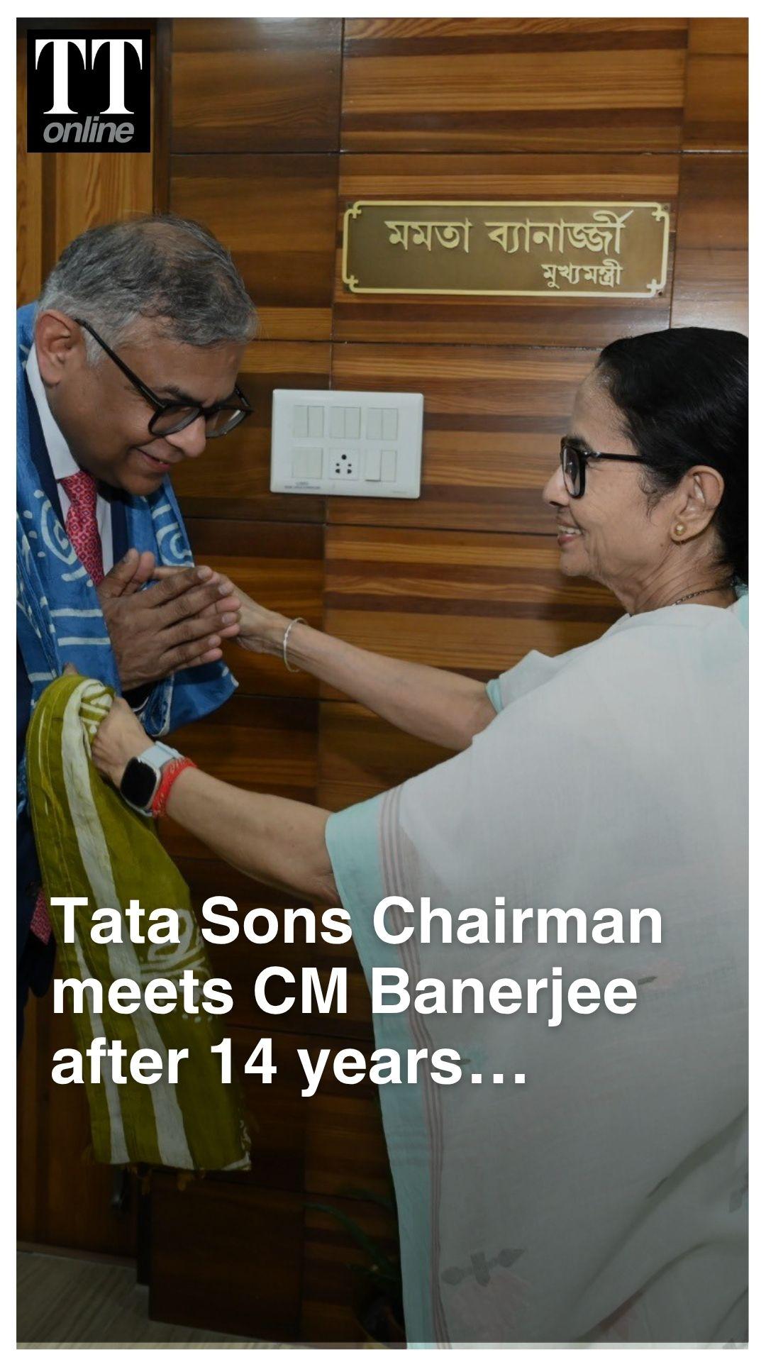 Comeback After Singur: Tata Sons Chairman Meets CM Mamata Banerjee After 14 Years