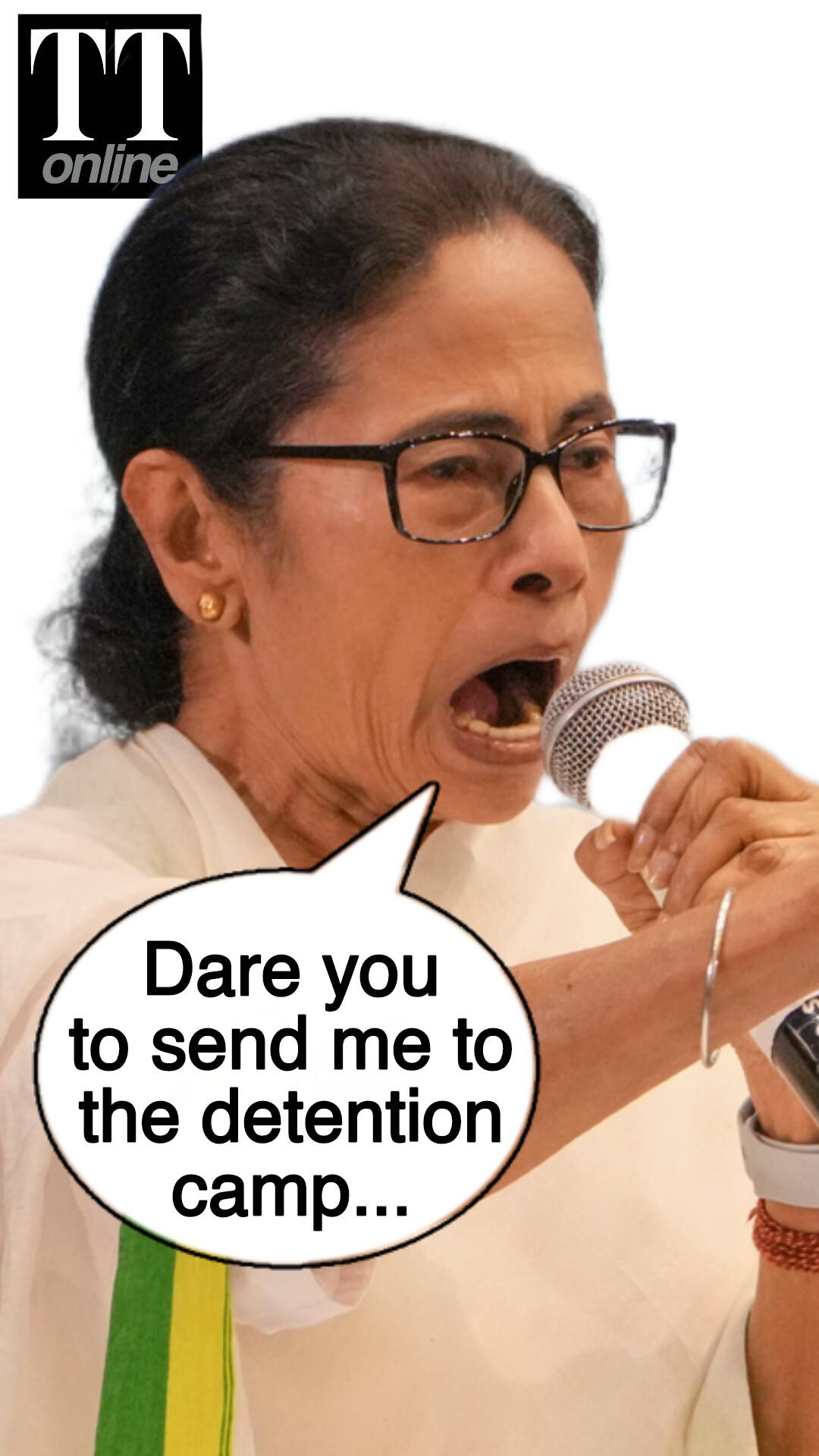 "Dare You to Send Me to Detention Camp": Mamata Banerjee Hurls Bengali challenge at BJP