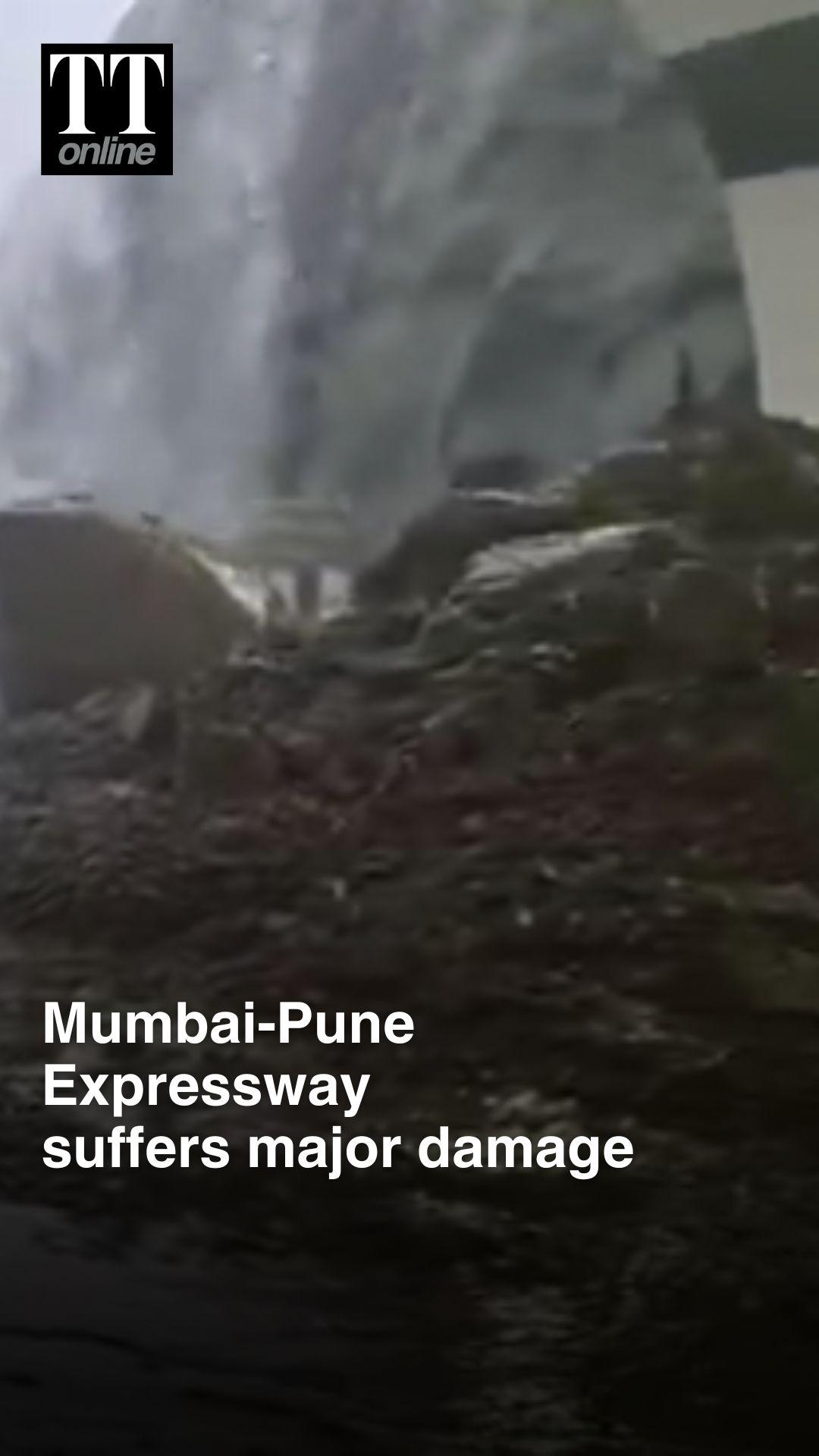 Concrete Slab Collapses on Mumbai-Pune Expressway’s Missing Link, Traffic Takes Massive Hit