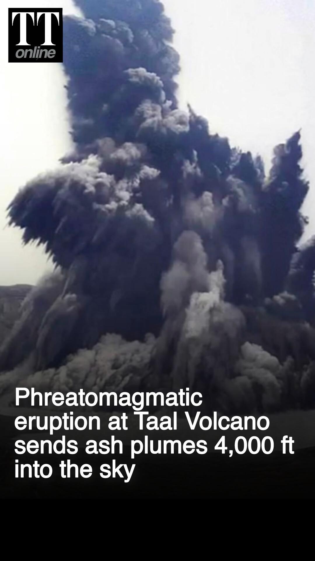 Stunning Timelapse Captures Minor Phreatomagmatic Eruption at Taal Volcano