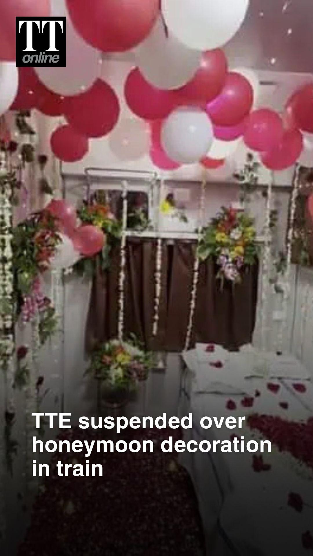 TTE Suspended for Allowing Unauthorised Decorator Hired by a Couple into First AC Coach