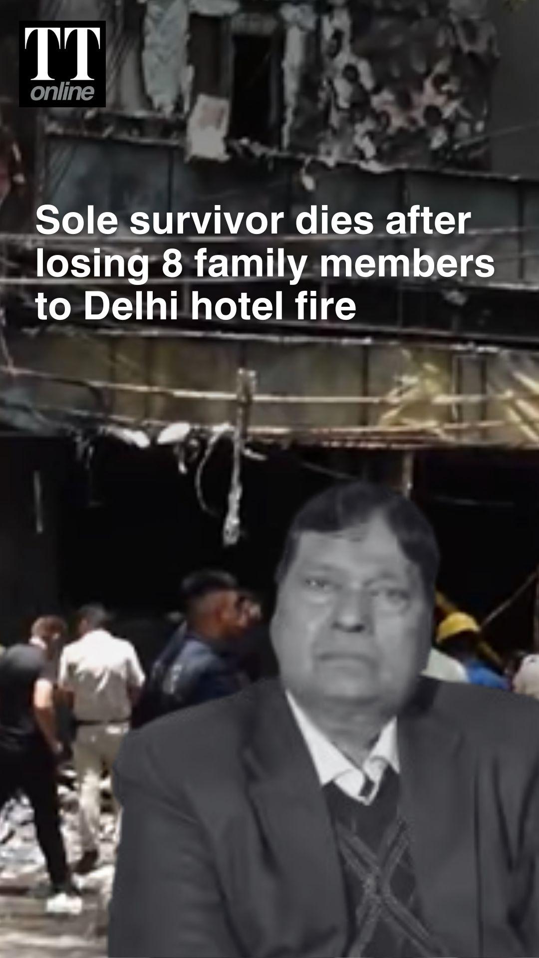 After Losing 8 Family Members in Malviya Nagar Hotel Fire, Sole Survivor Dies in Hospital
