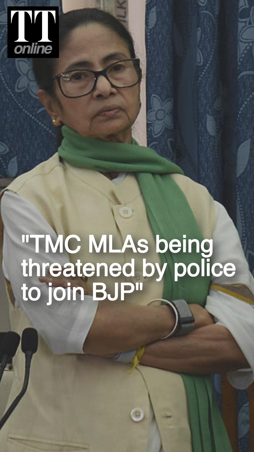 "First Police Then...": Mamata Banerjee Claims TMC MLAs Being Threatened to Join BJP