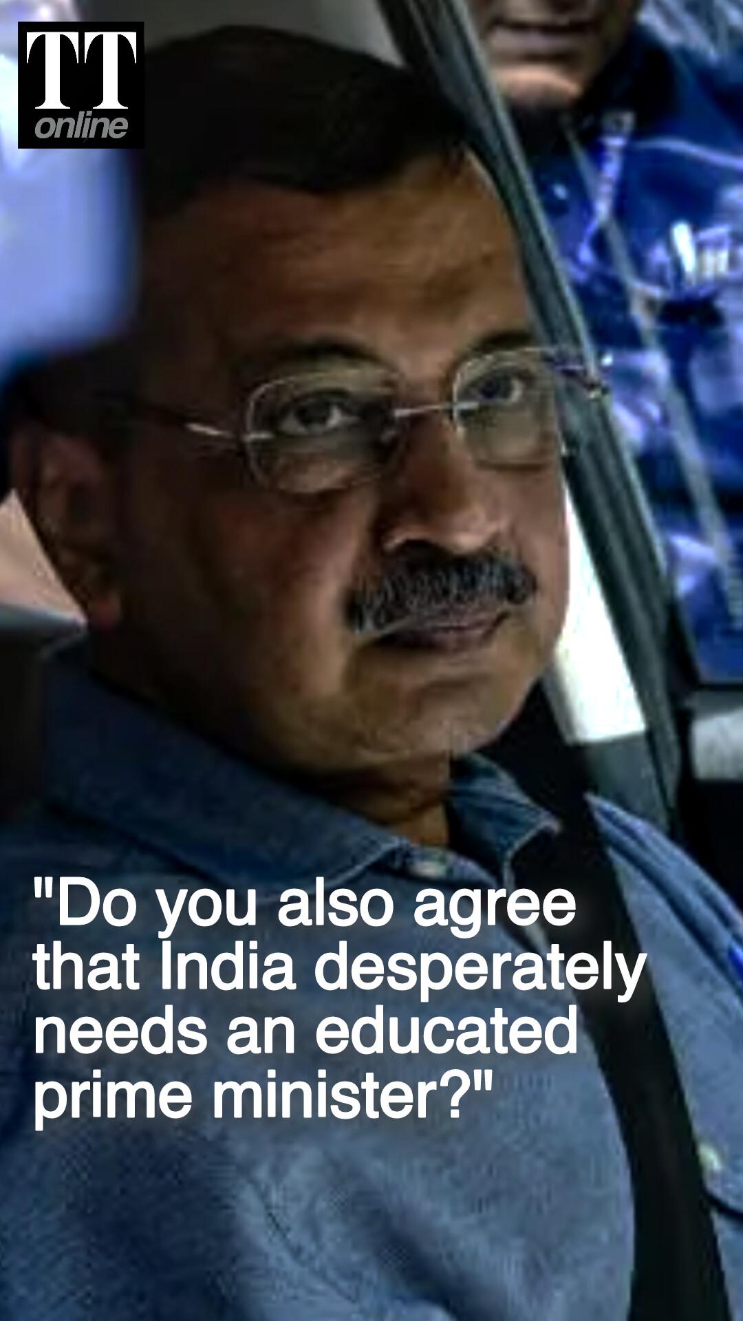 Arvind Kejriwal's 'India Needs an Educated PM' Jibe at Modi After CUET Row