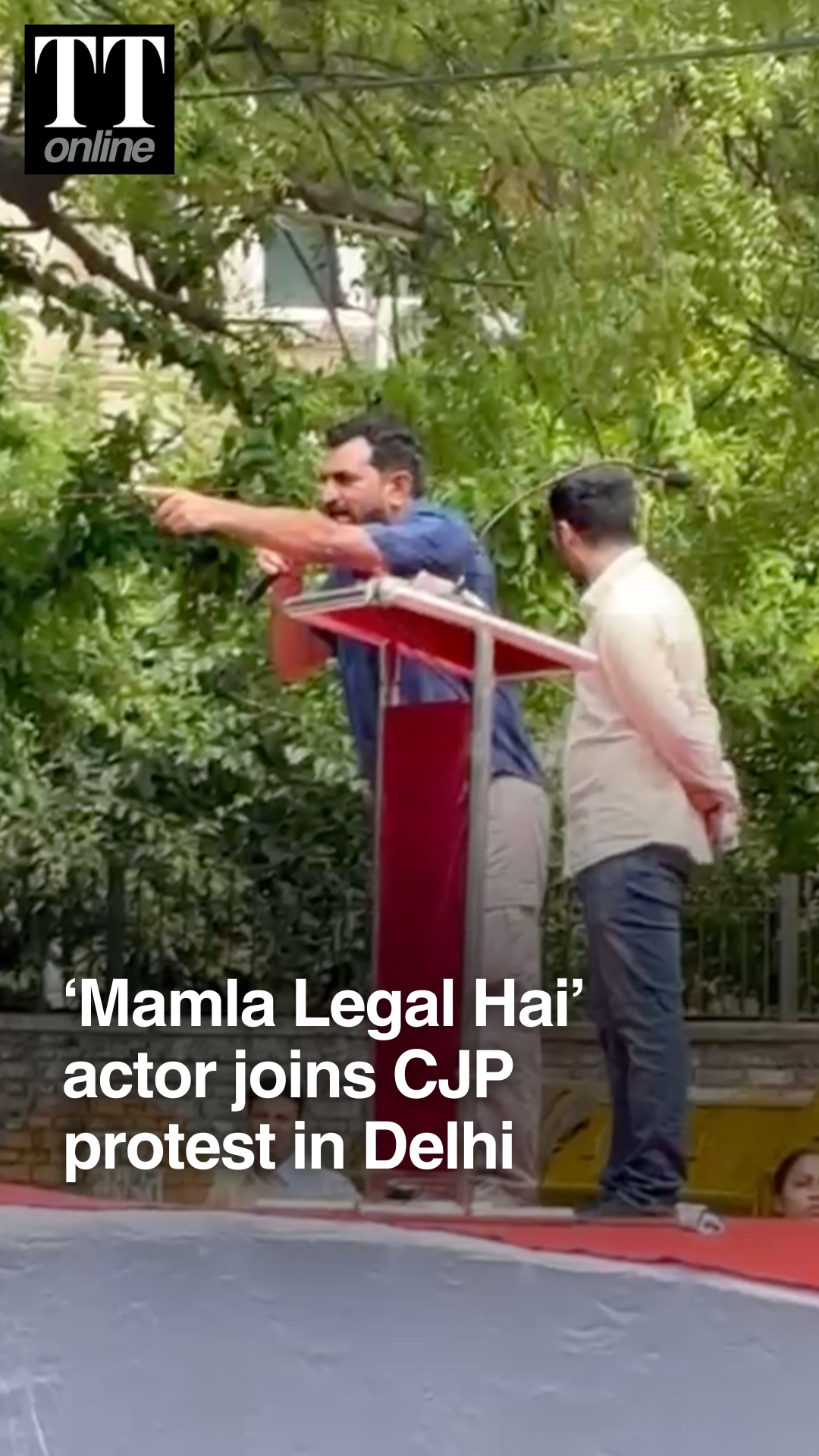 CJP Protest: ‘Mamla Legal Hai’ Actor Arjun Batra Backs NEET Students’ Demands