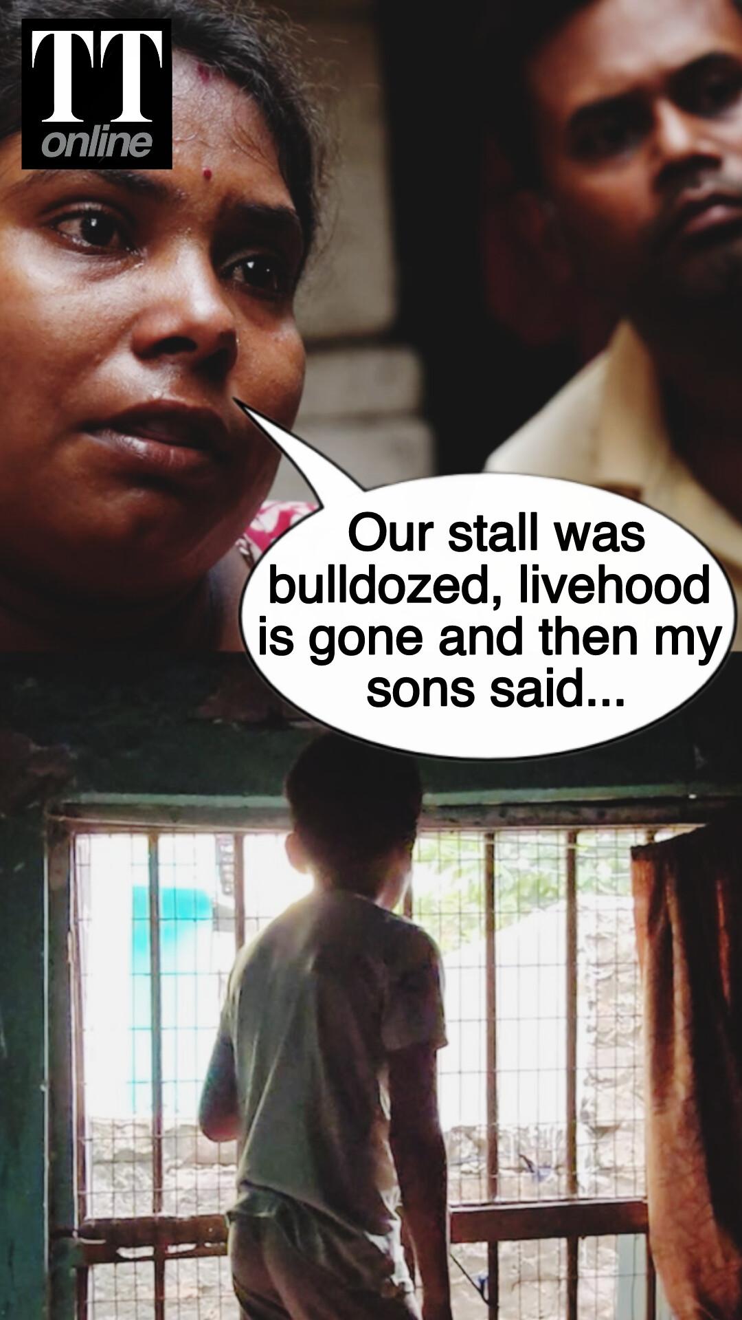 A Hawker Couple's Stall Was Bulldozed But What Their Sons Said Broke Their Heart