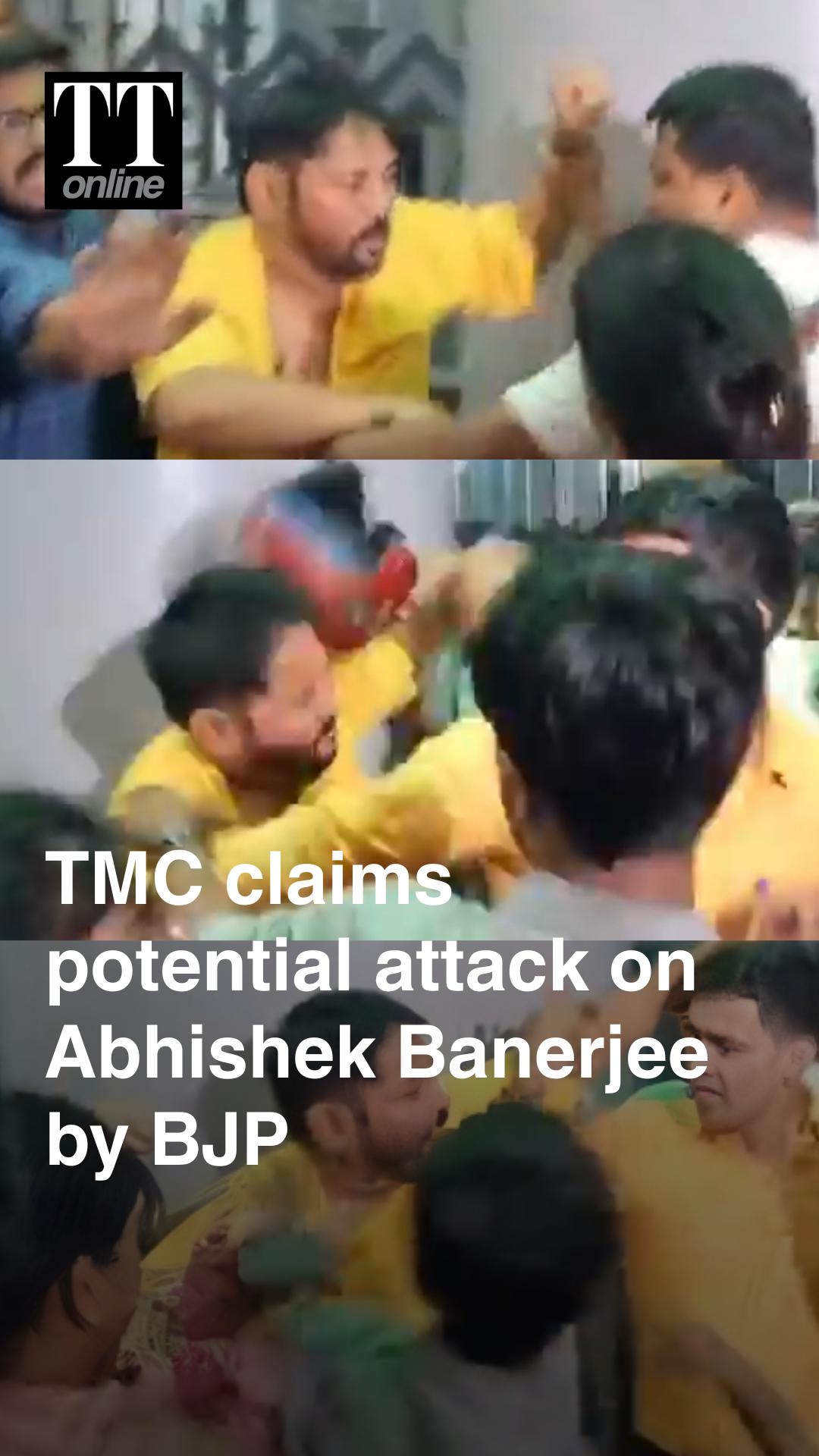 Scuffle at Kolkata Airport Ahead of Abhishek Banerjee's Return, TMC Blames BJP
