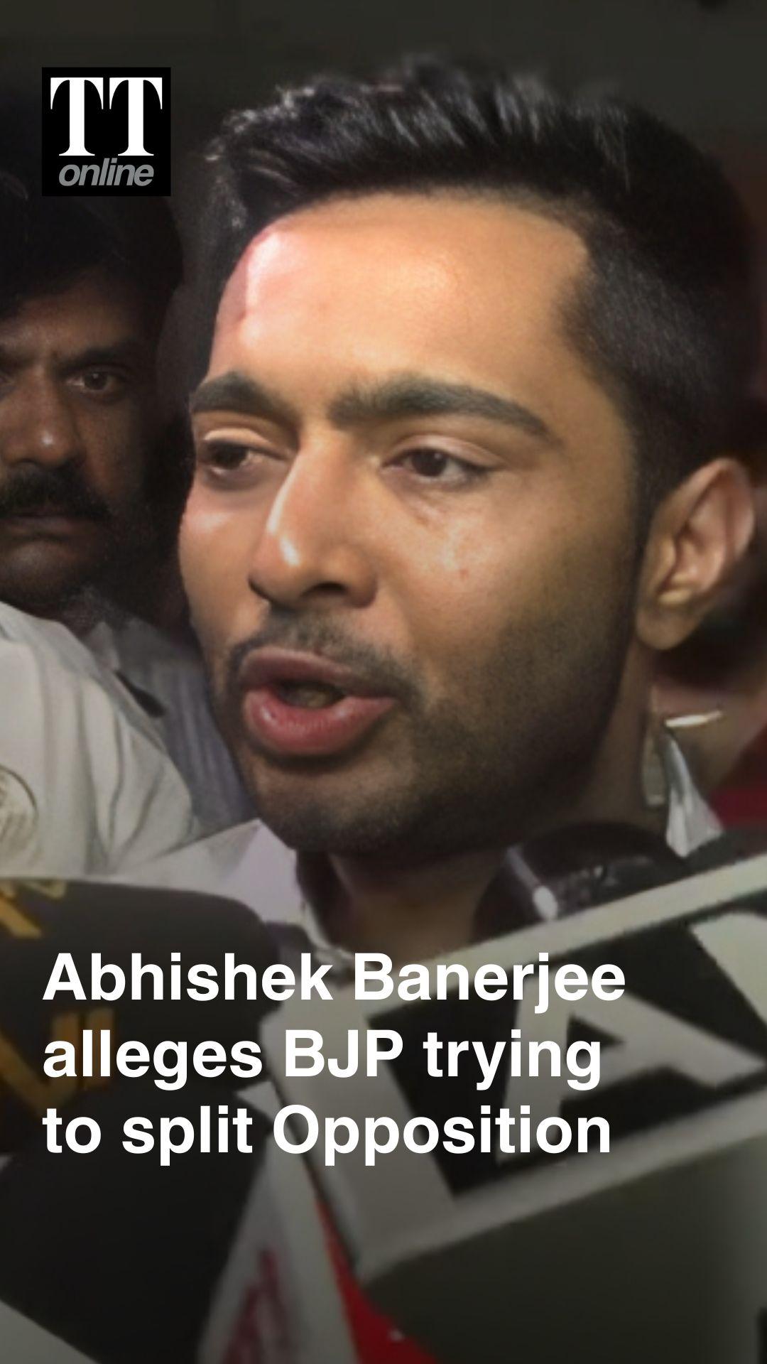 TMC MP Abhishek Banerjee Claims BJP Attempting to Dismantle Opposition Amid Party Split