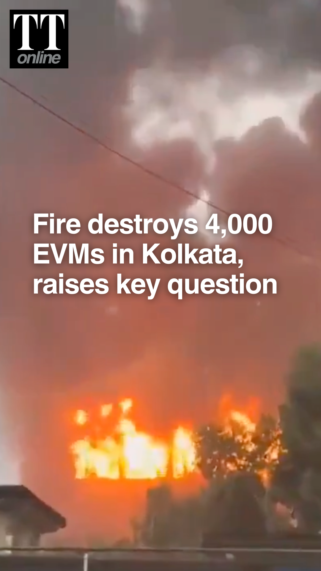 Kolkata Fire Destroys 4,000 EVMs, Raises Questions Over How Blaze Spread