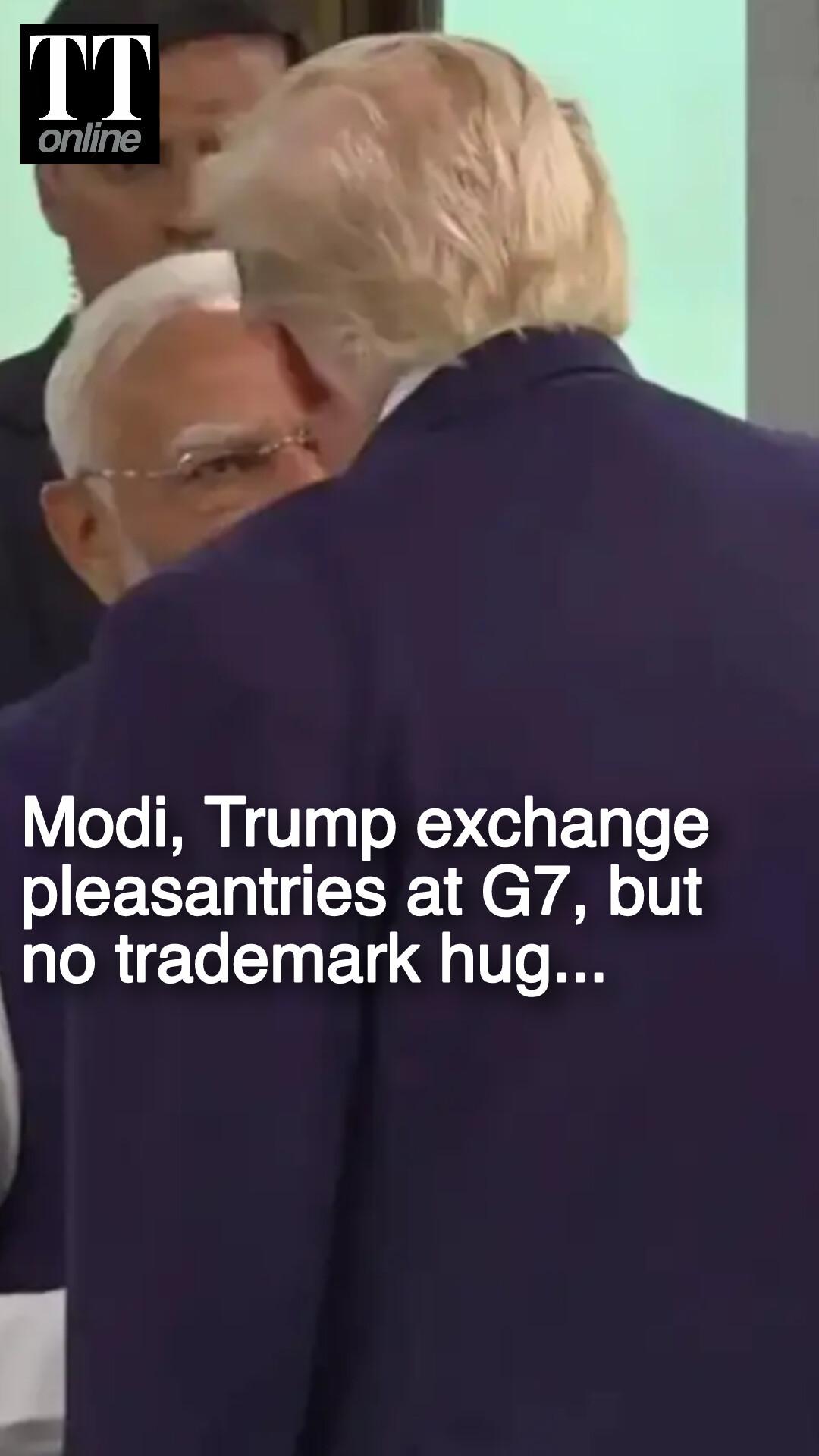 Modi & Trump Meet, Shake Hands After 16 Months, But Trademark Hug Absent