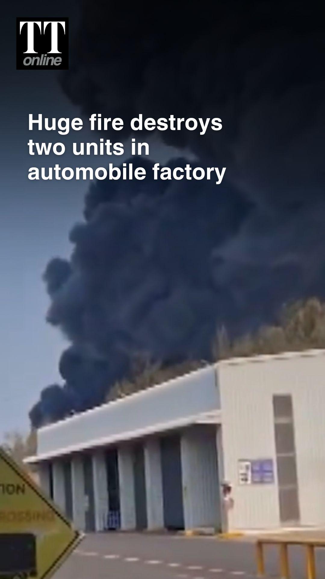 WATCH | Major Fire Engulfs Hyundai Mobis Factory in Tamil Nadu’s Sriperumbudur