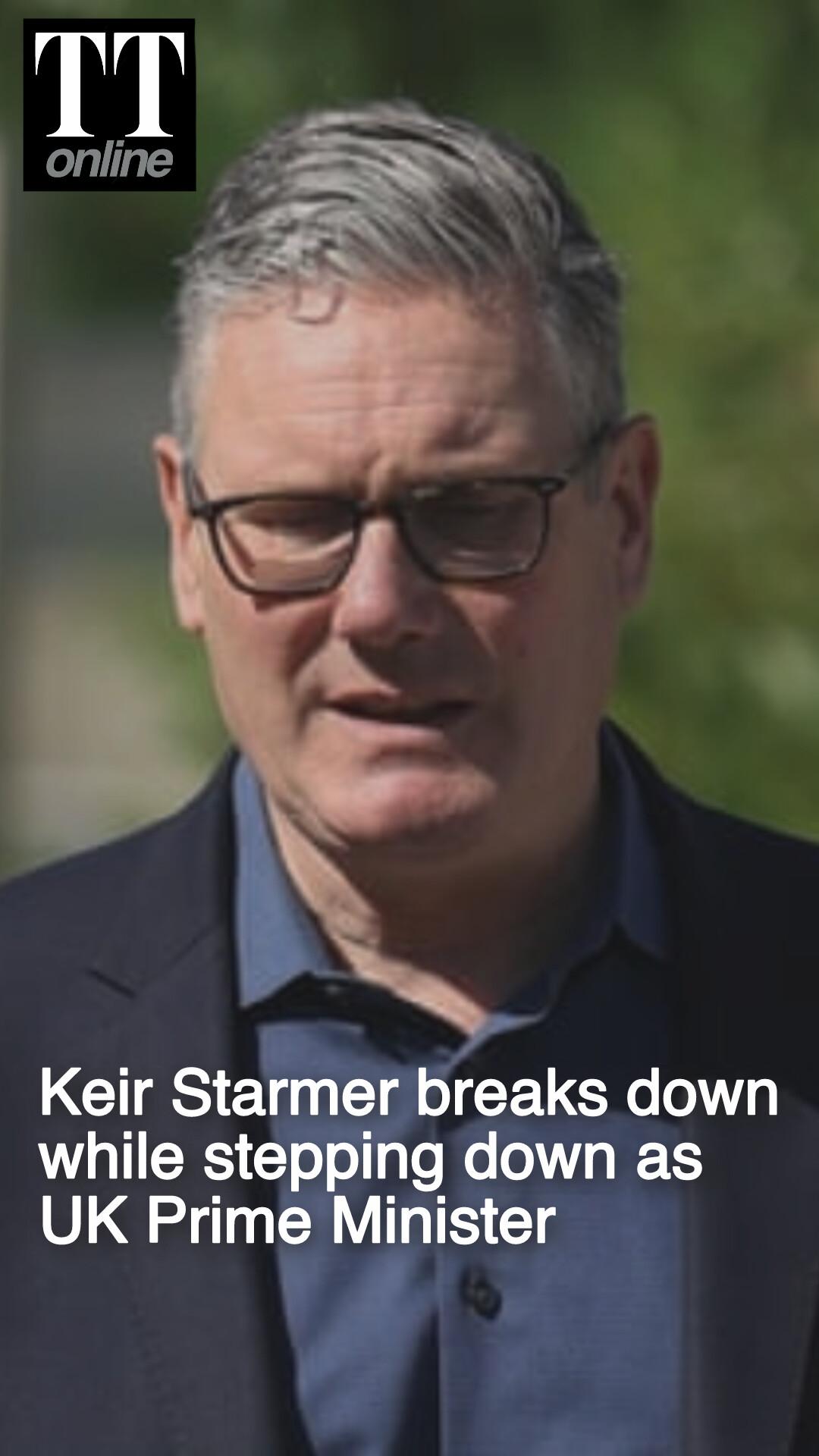 Keir Starmer Resigns as UK PM & Leader of Labour Party —  "Focus on Most Important Job"